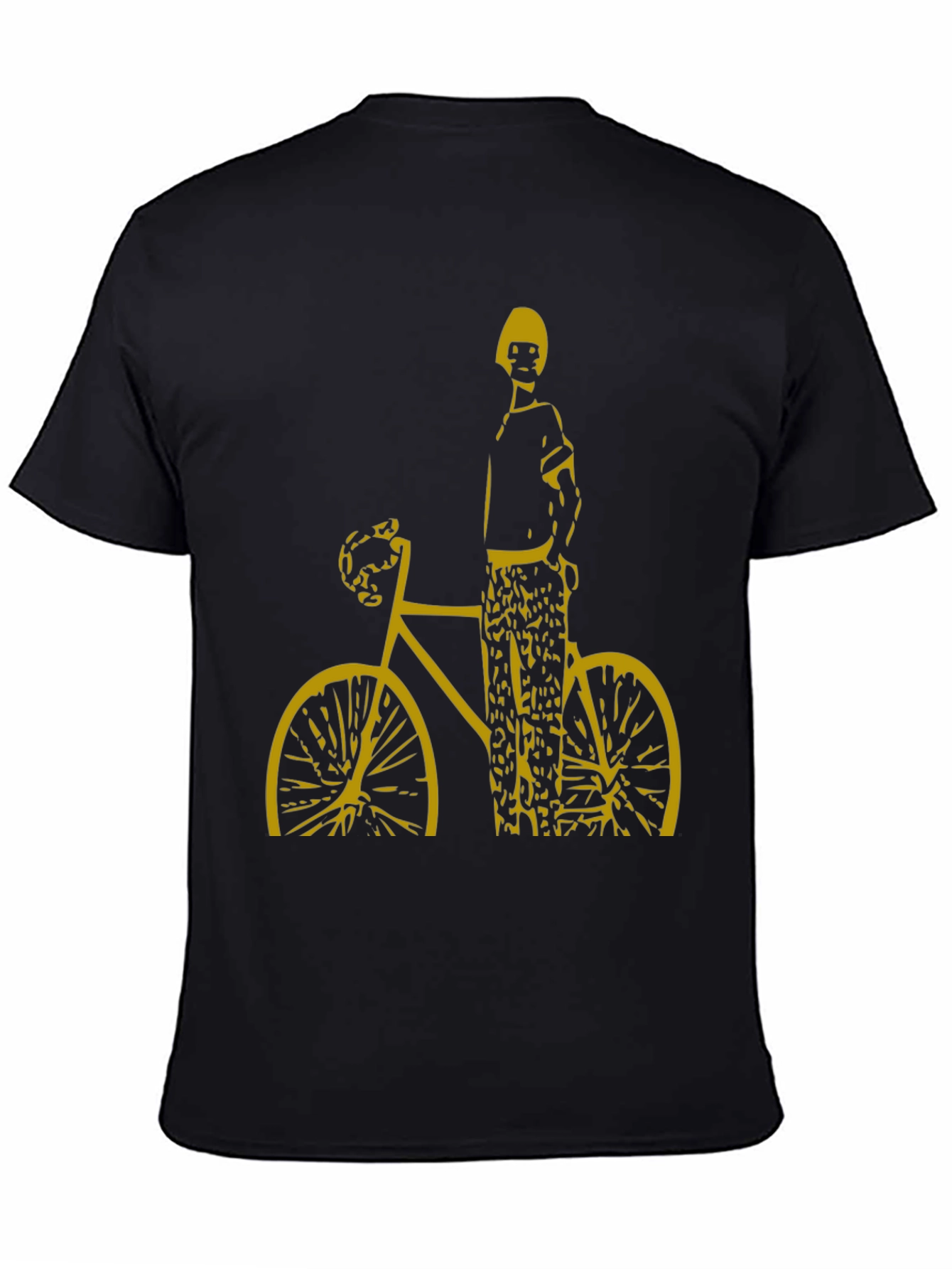 Cool Graphic Tee - Man on Bike