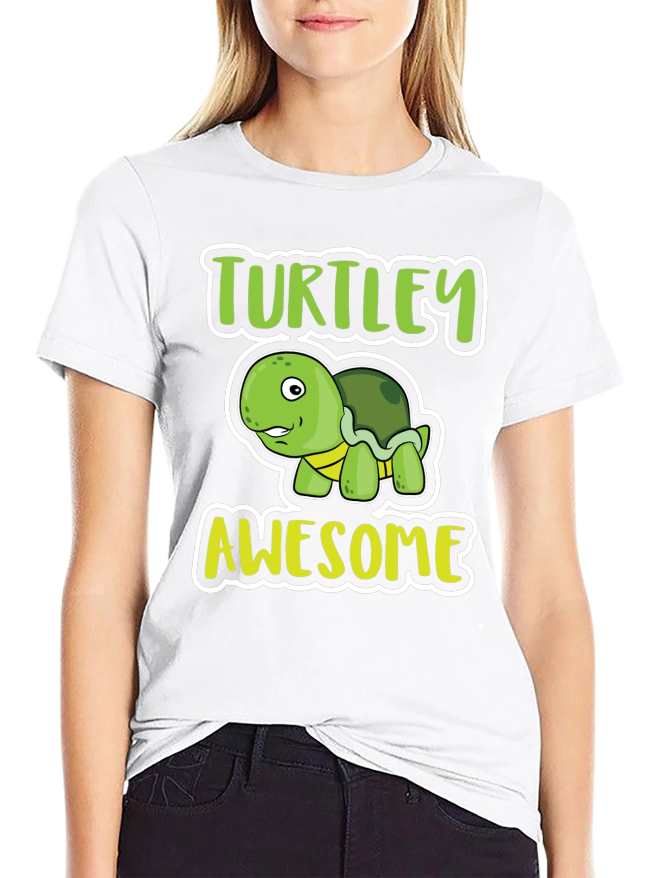 Turtley Awesome T-Shirt - Cute Turtle Graphic Tee