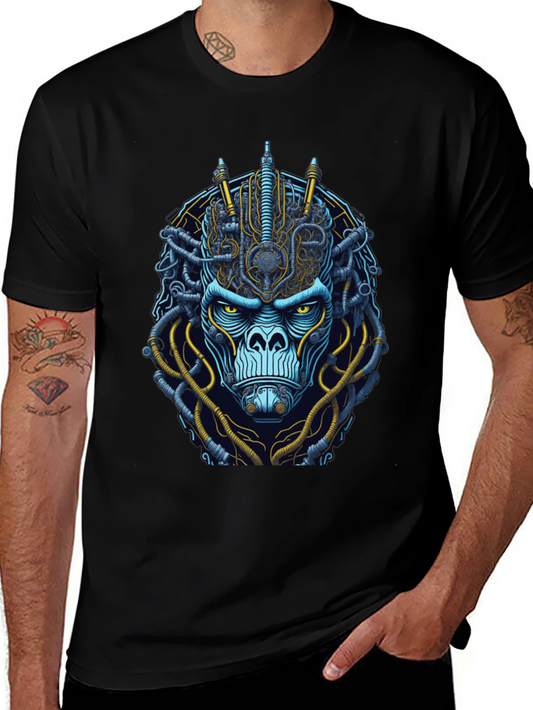 Steampunk Gorilla Graphic T-Shirt