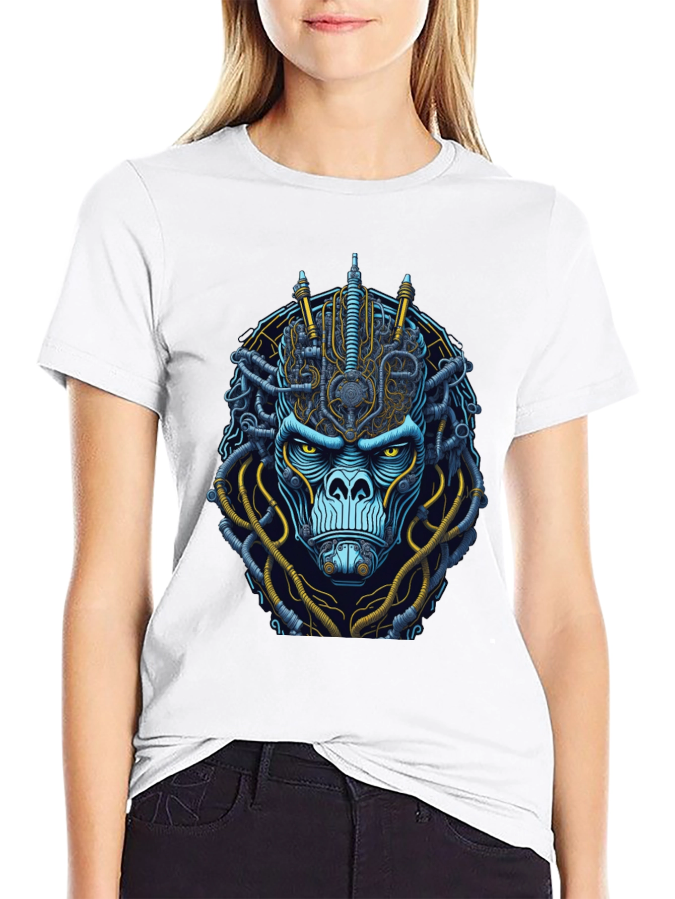 Steampunk Gorilla Graphic T-Shirt