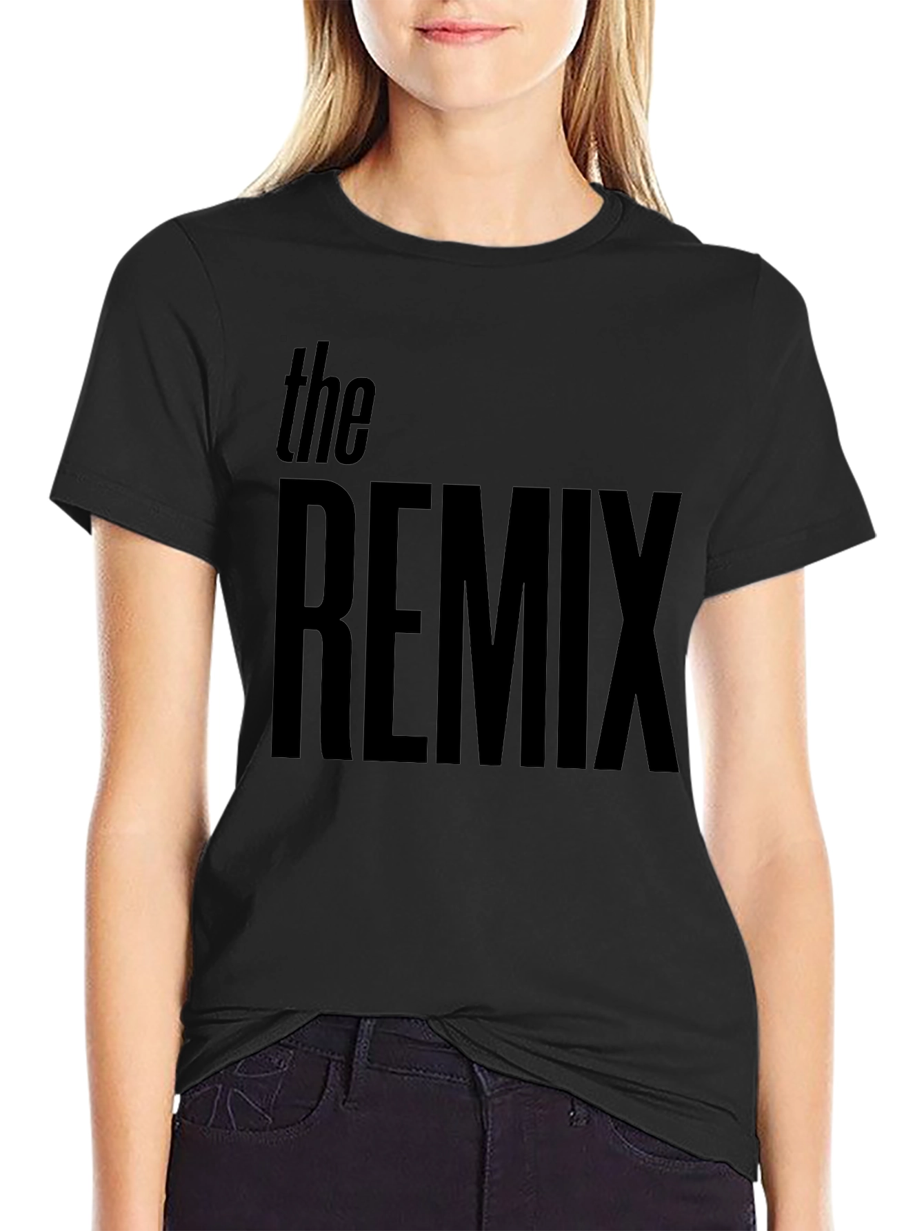 The Remix Black Graphic T-Shirt