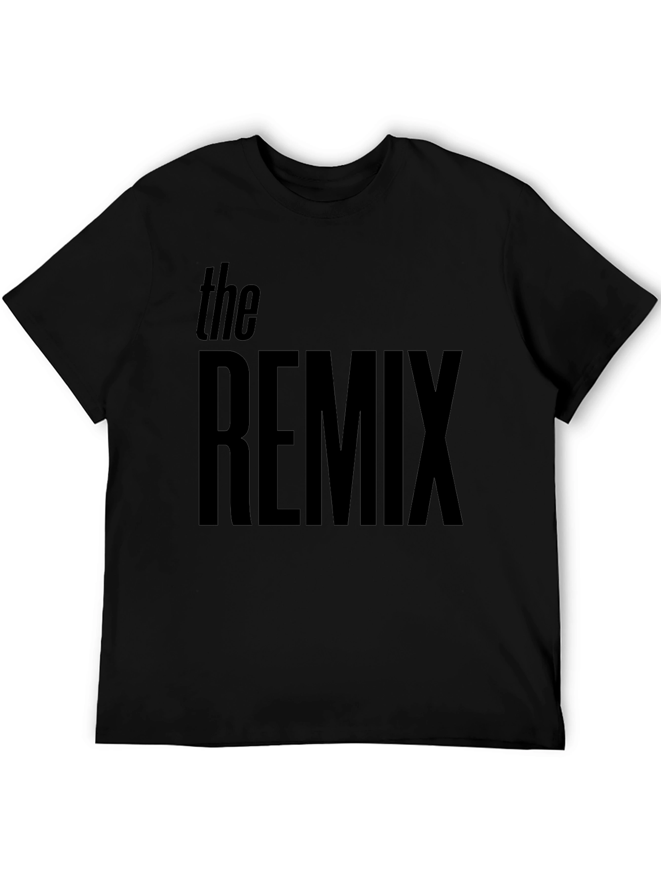 The Remix Black Graphic T-Shirt