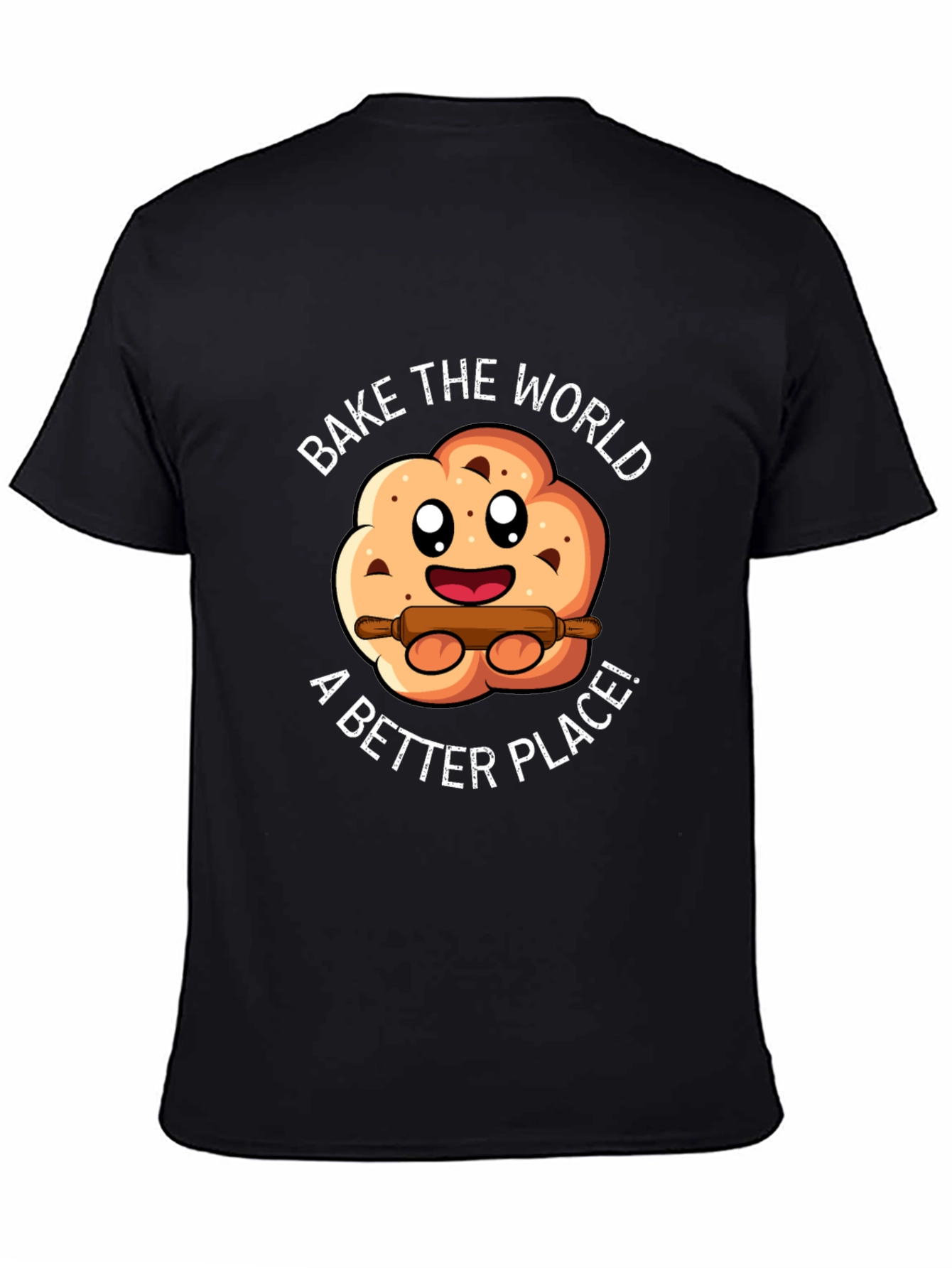 Bake the World T-Shirt - Cute Cookie Design