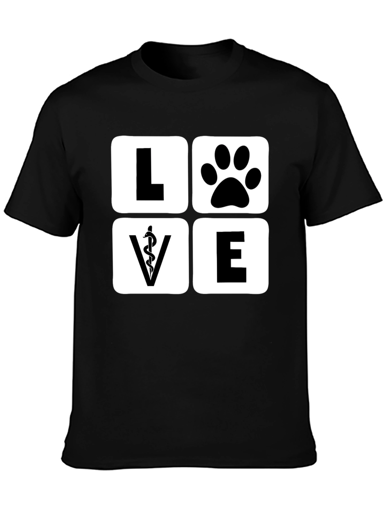 Vet Love Paw T-Shirt - Animal Doctor Tee