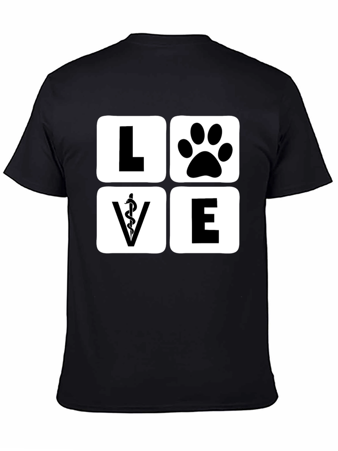 Vet Love Paw T-Shirt - Animal Doctor Tee