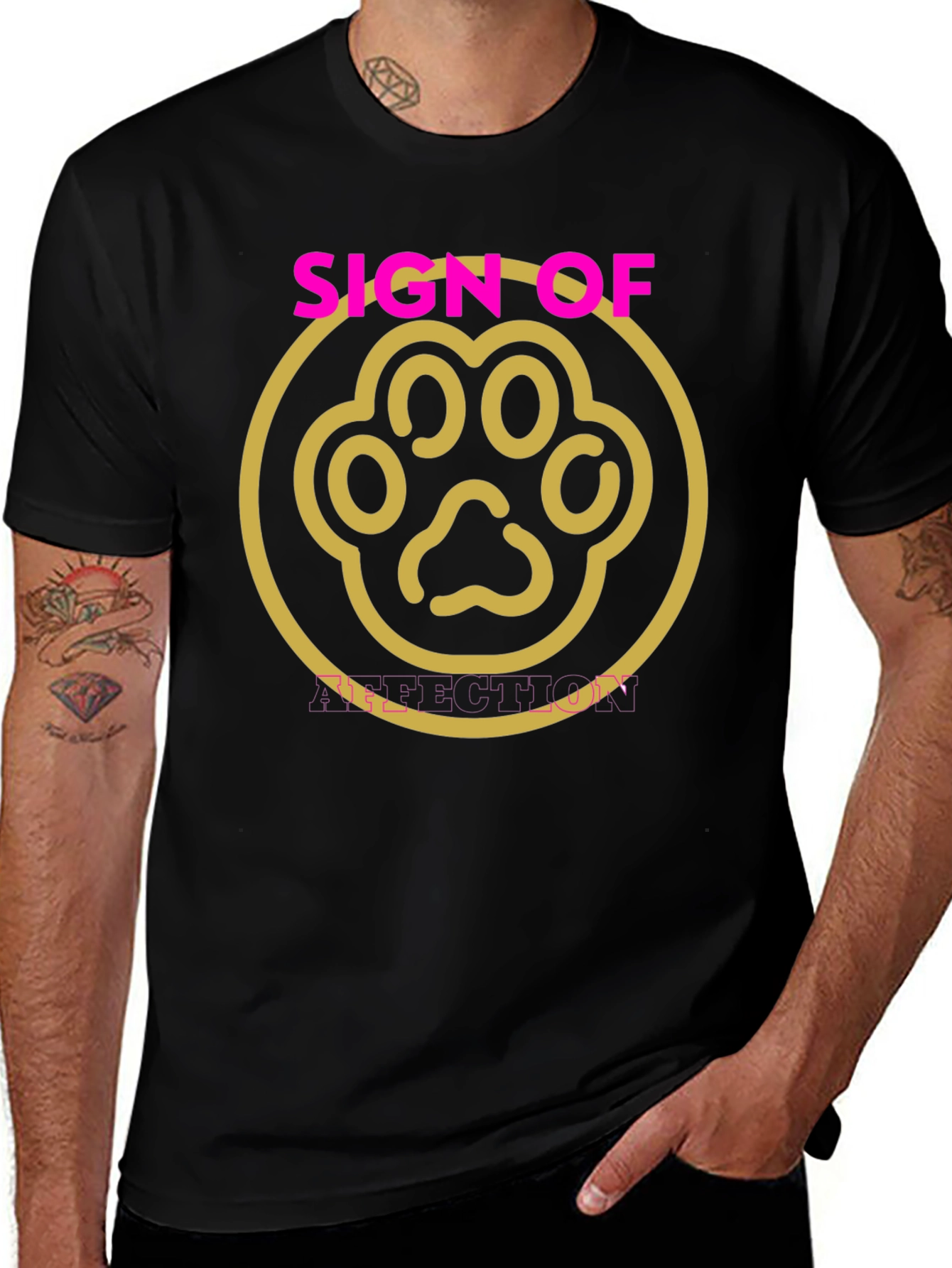 Sign of Affection Black T-Shirt