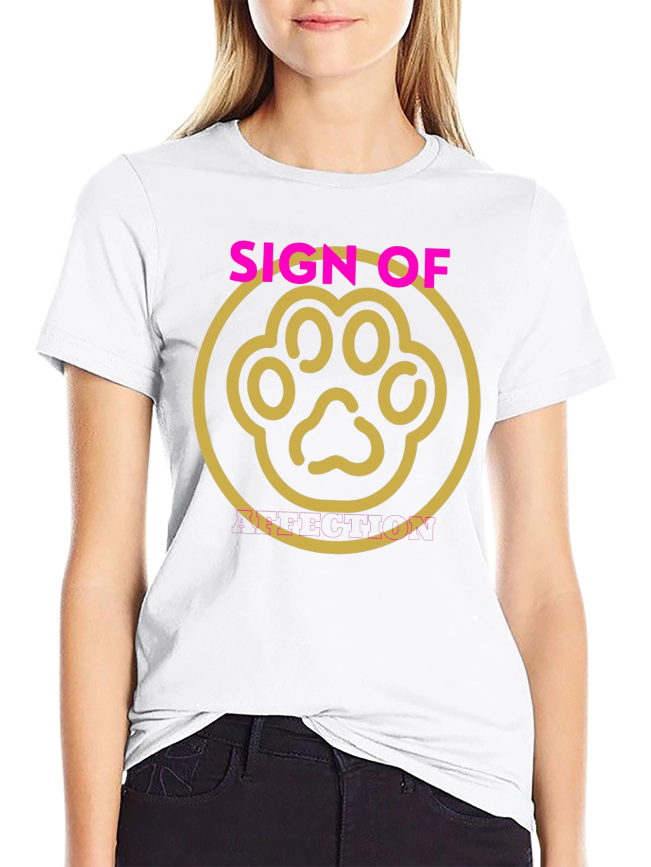 Sign of Affection Black T-Shirt