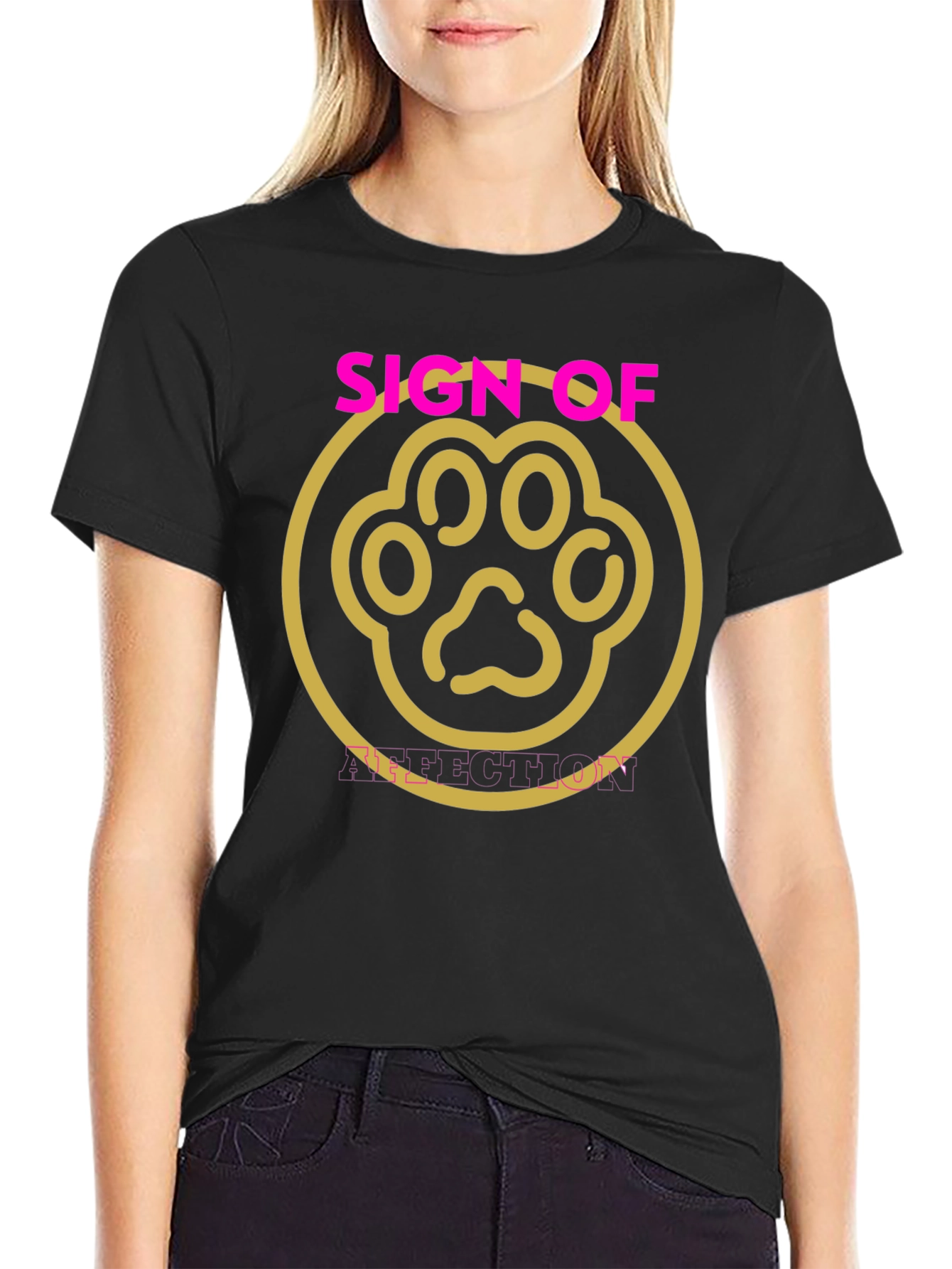 Sign of Affection Black T-Shirt