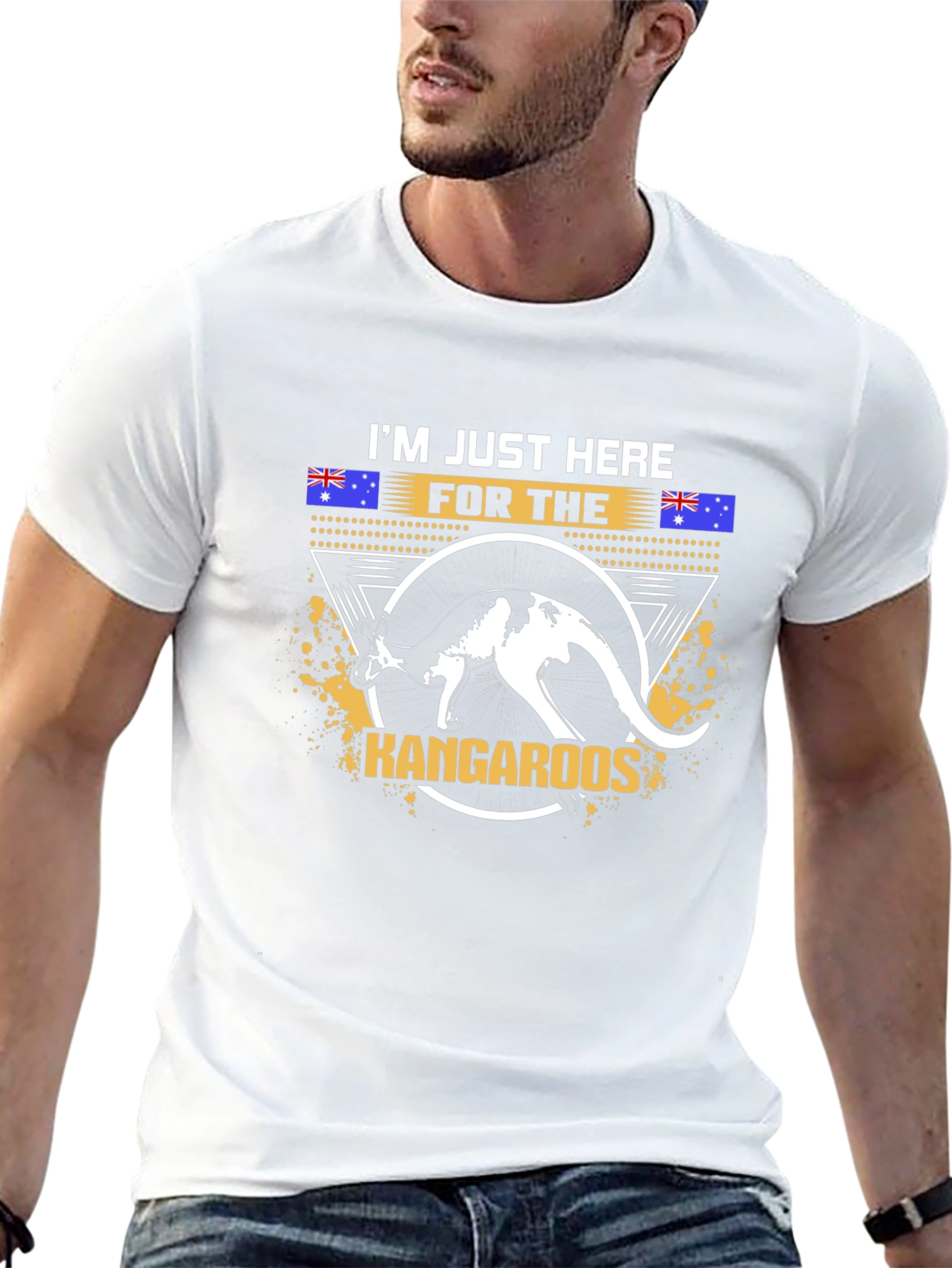 Kangaroo Graphic T-Shirt - Australia Pride