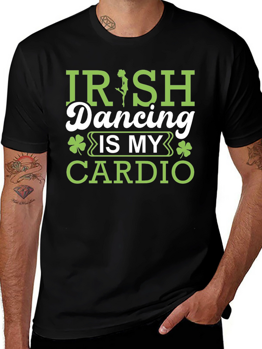 Irish Dancing Is My Cardio Black T-Shirt