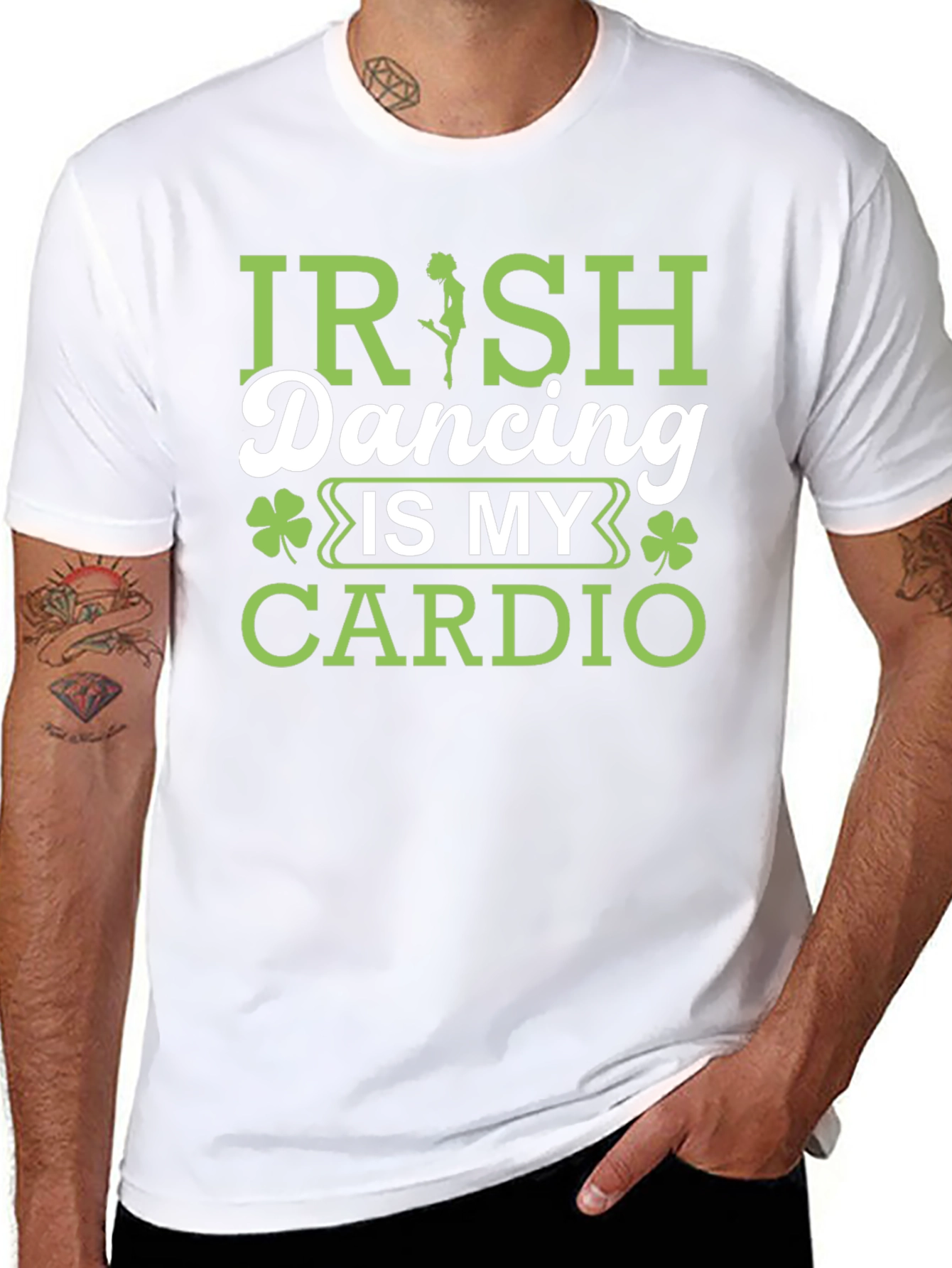 Irish Dancing Is My Cardio Black T-Shirt