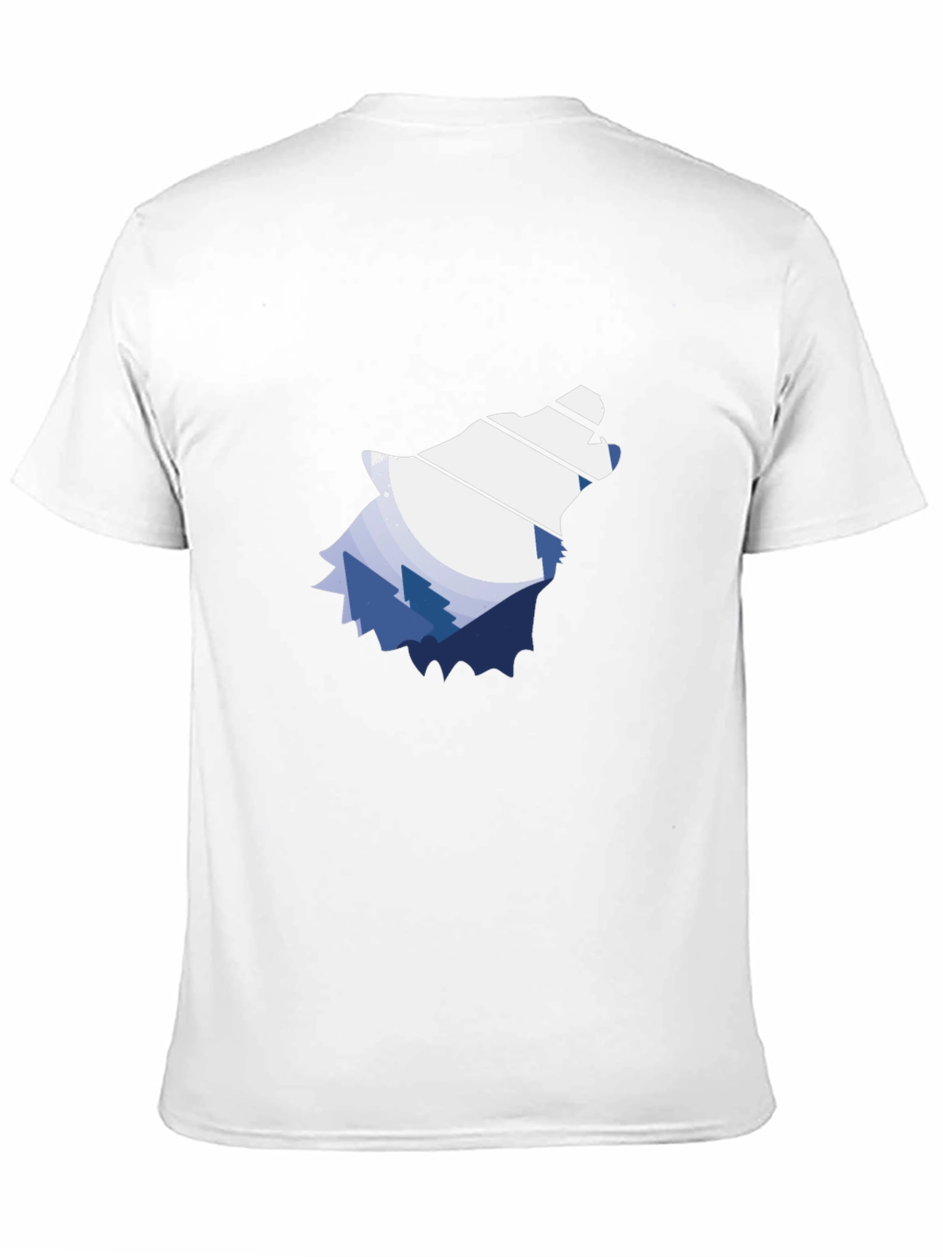 Nature Wolf Graphic Tee - Mens Black T-Shirt