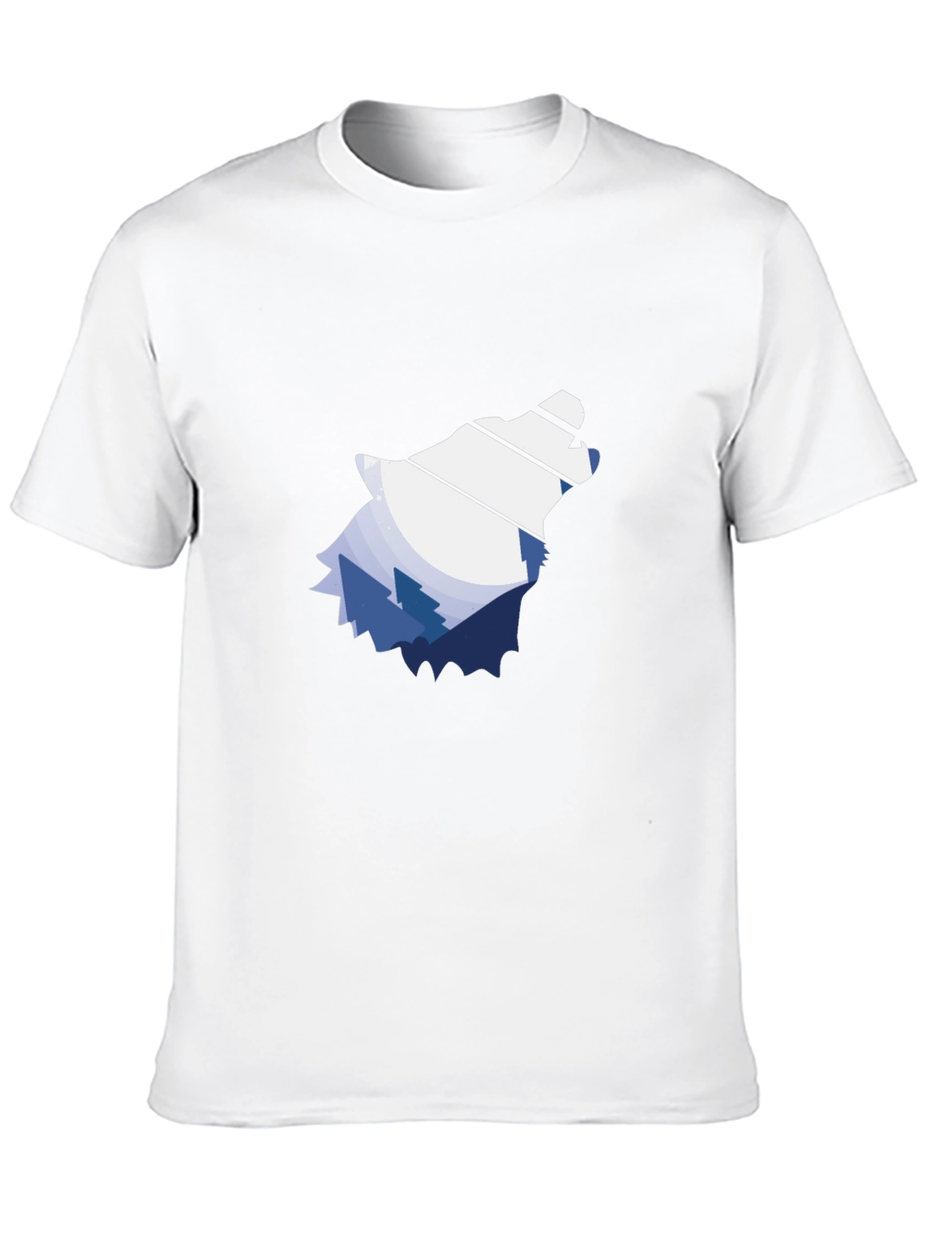 Nature Wolf Graphic Tee - Mens Black T-Shirt