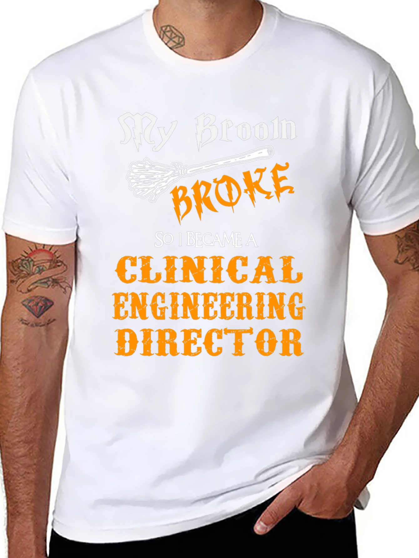 Clinical Engineering Director T-Shirt - My Broom Broke