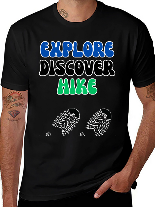 Explore Discover Hike Graphic Tee