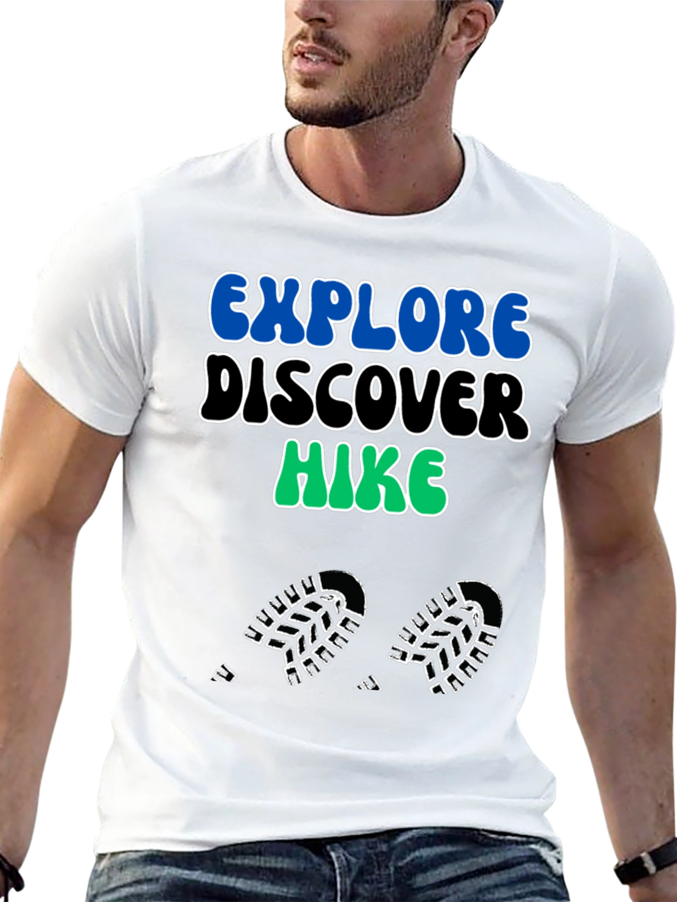Explore Discover Hike Graphic Tee