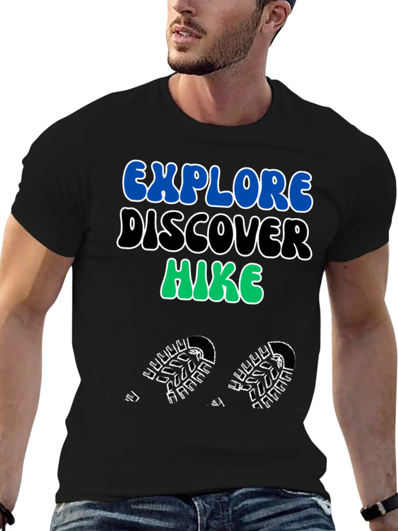 Explore Discover Hike Graphic Tee
