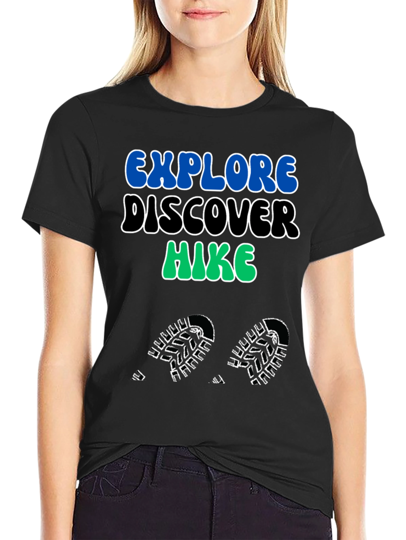 Explore Discover Hike Graphic Tee