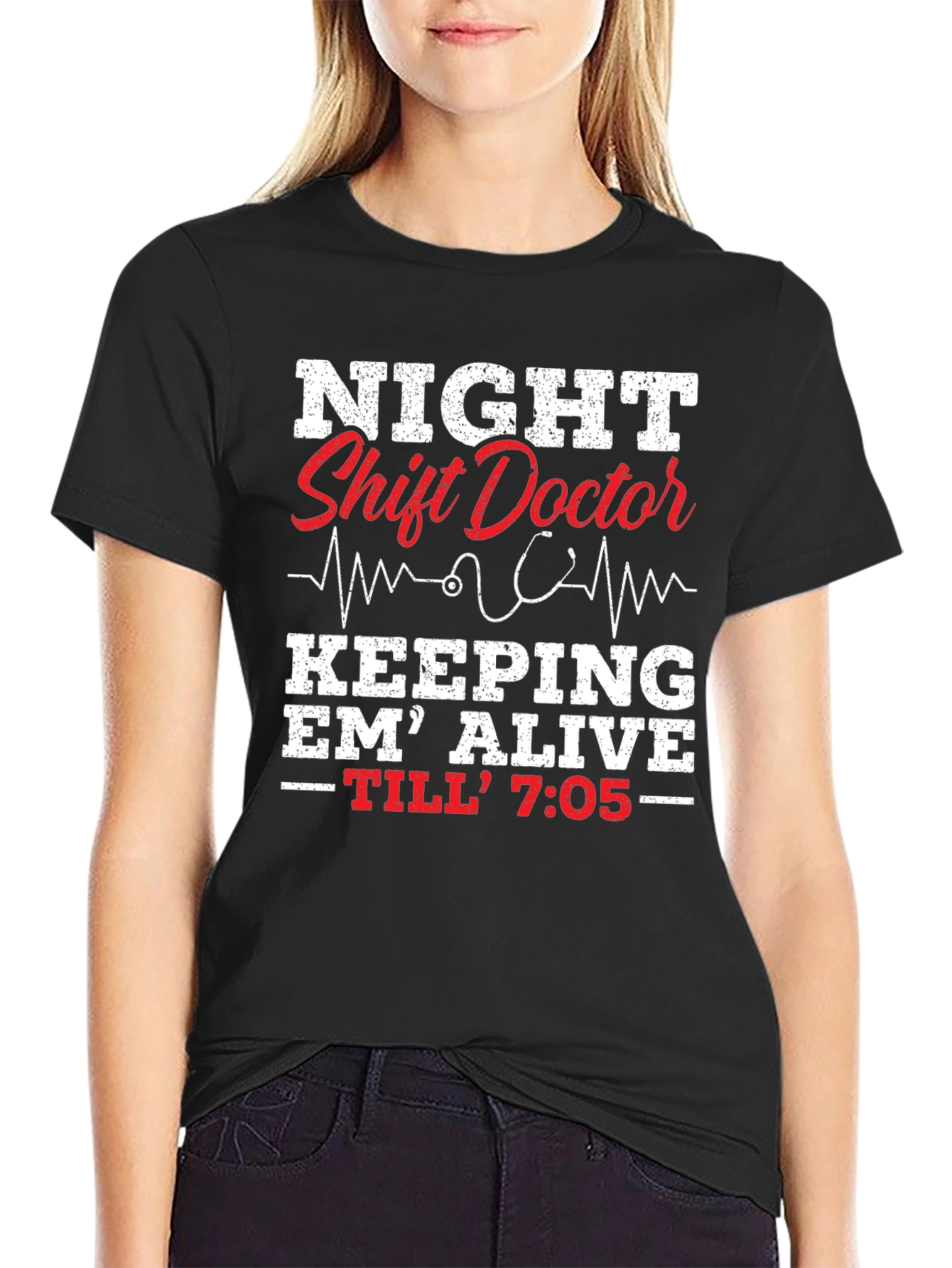 Night Shift Doctor Graphic T-Shirt