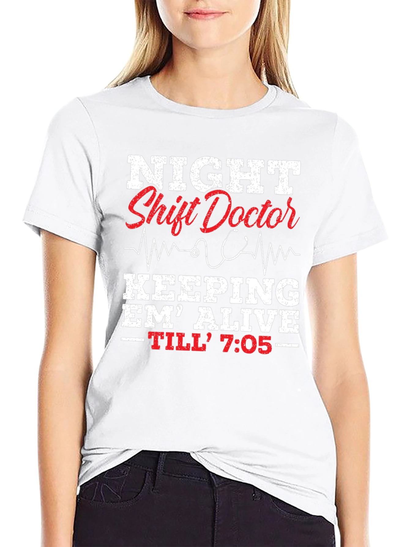 Night Shift Doctor Graphic T-Shirt