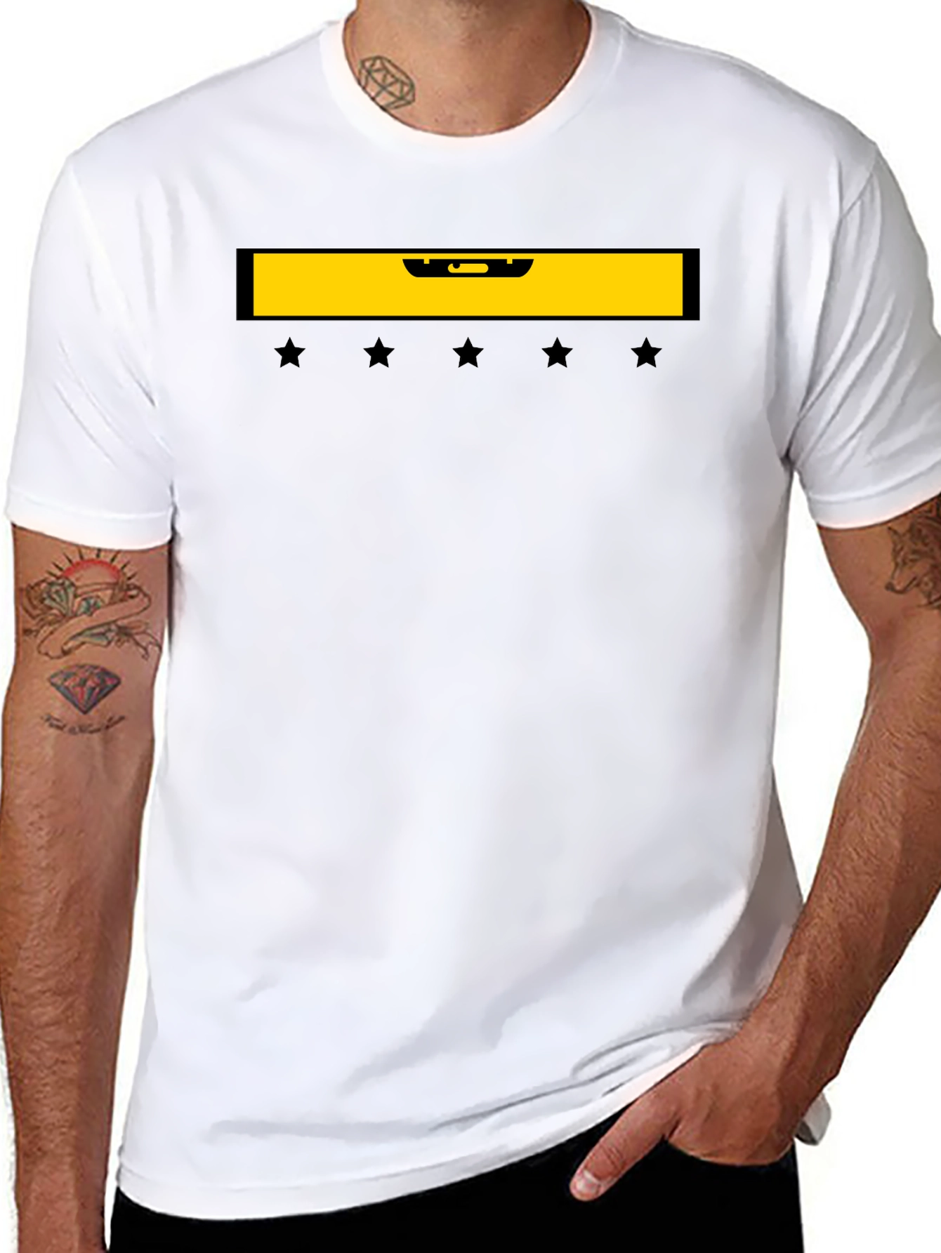 Level Tool Graphic Tee - Mens Black T-Shirt
