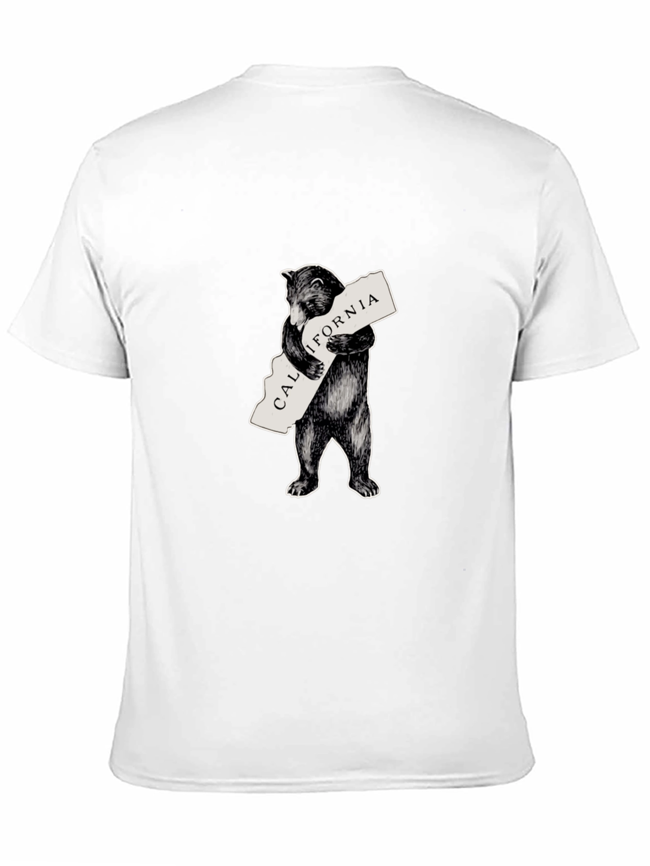 California Bear Graphic T-Shirt - Classic Black Tee