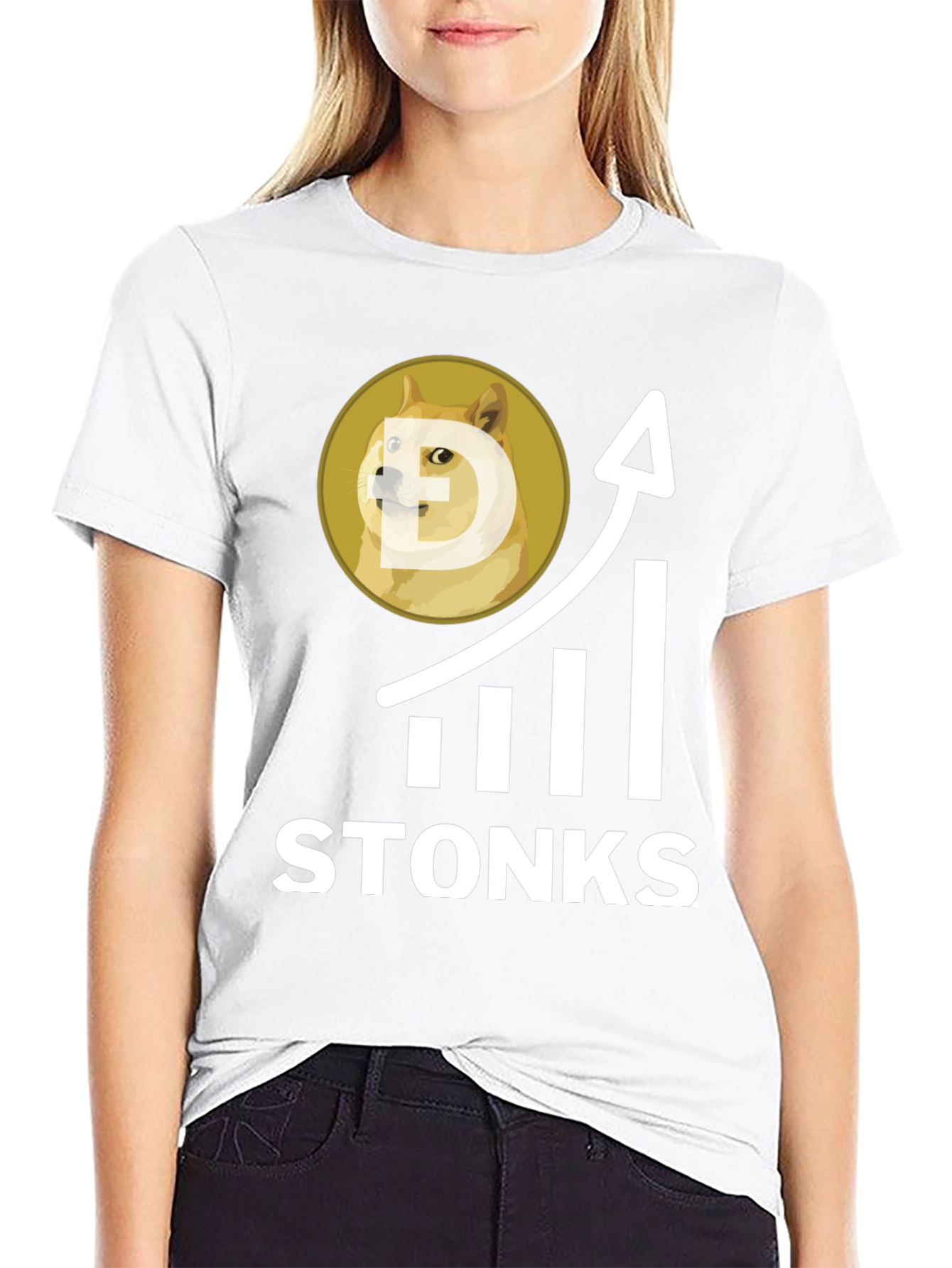 Doge Stonks T-Shirt - To the Moon!