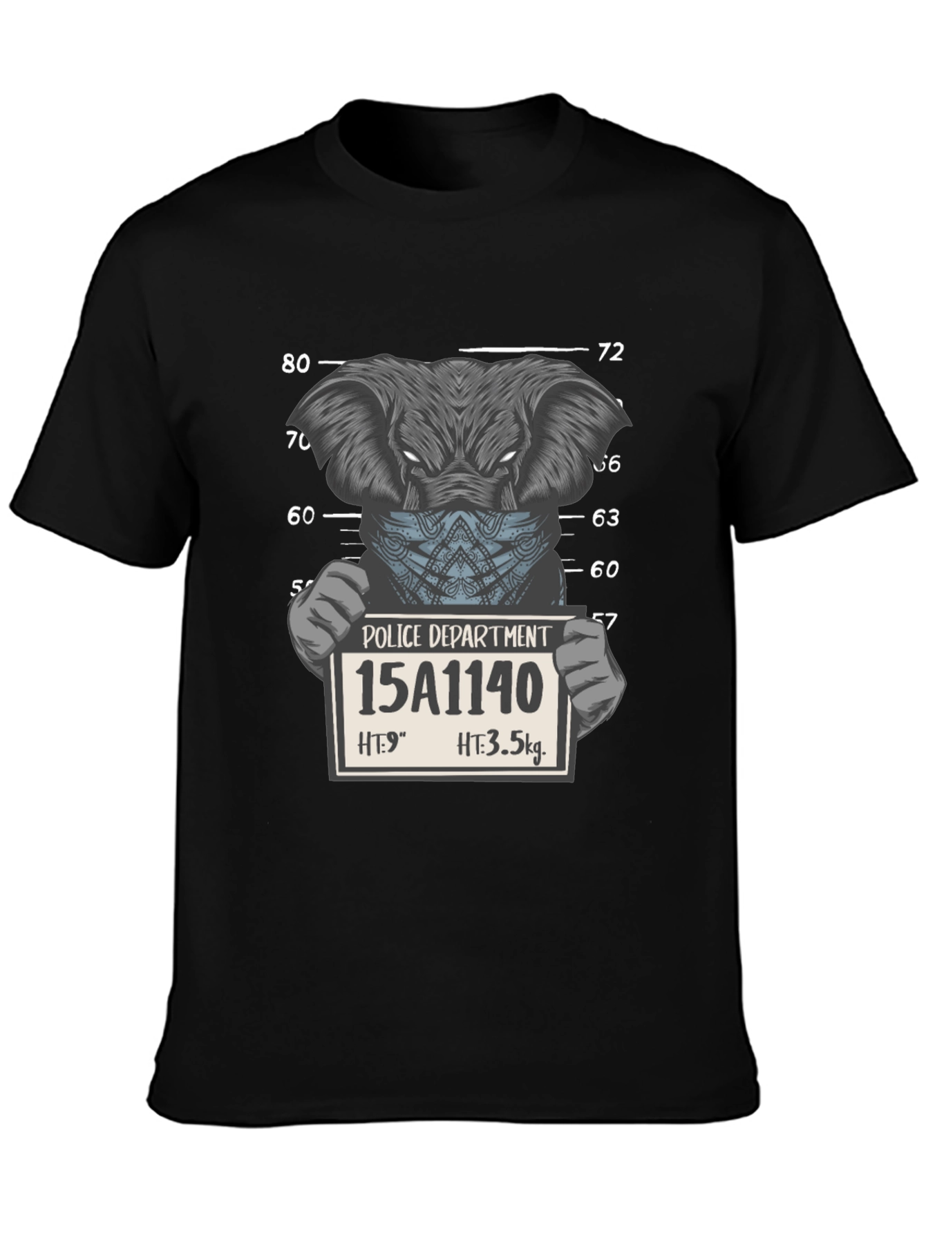 Elephant Mugshot Graphic Tee