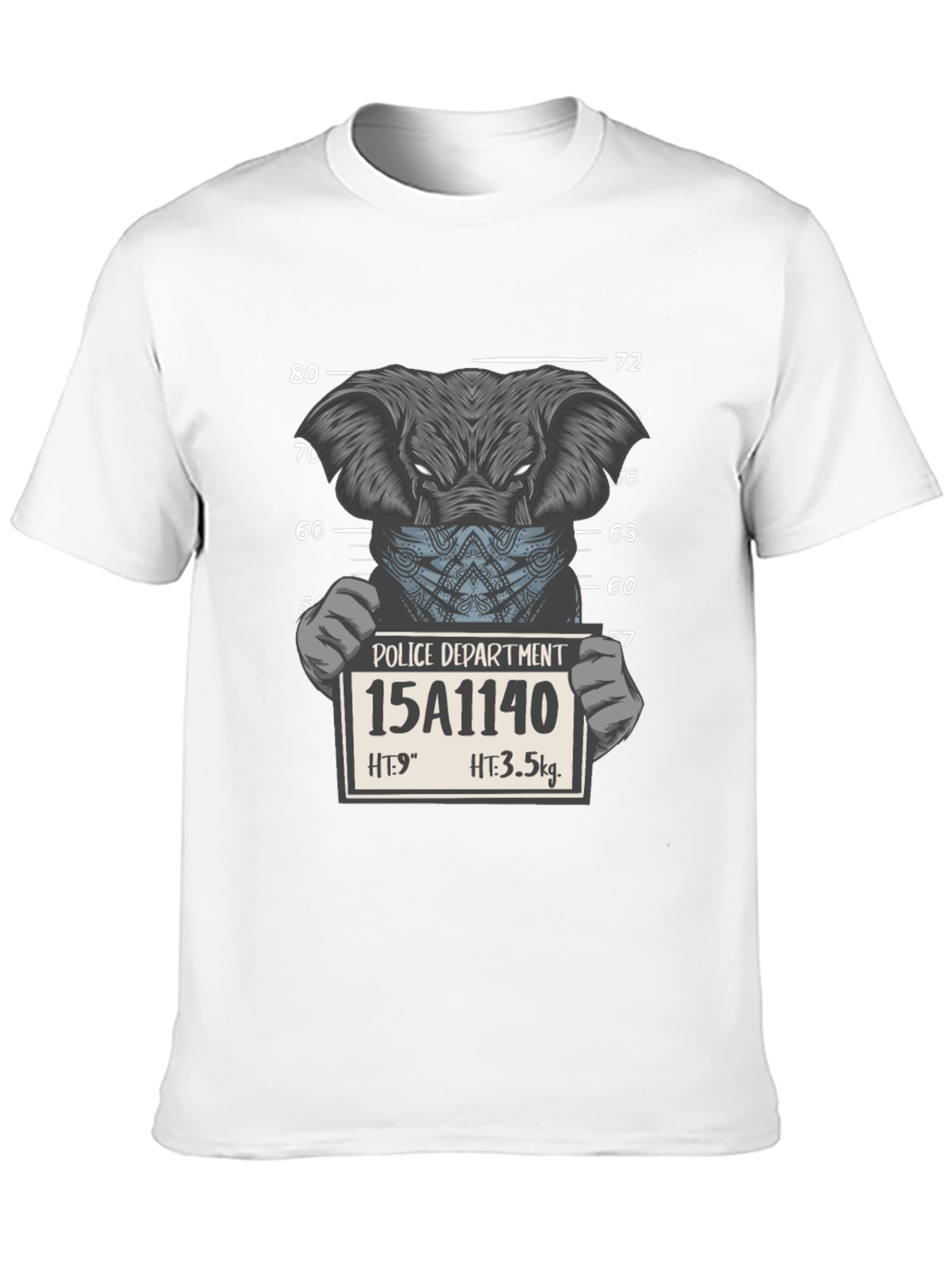 Elephant Mugshot Graphic Tee