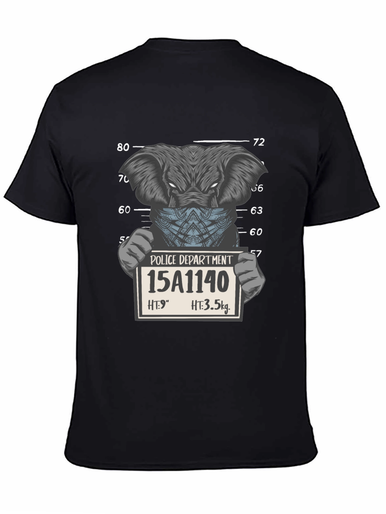 Elephant Mugshot Graphic Tee