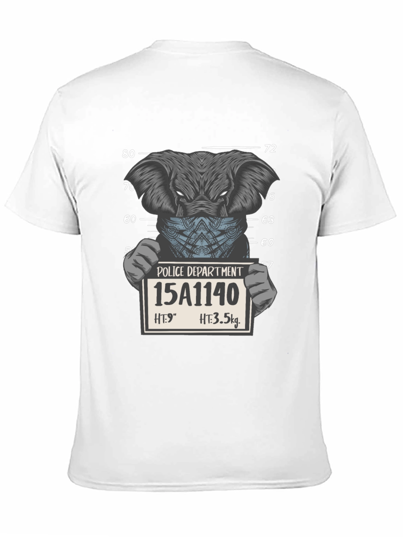 Elephant Mugshot Graphic Tee