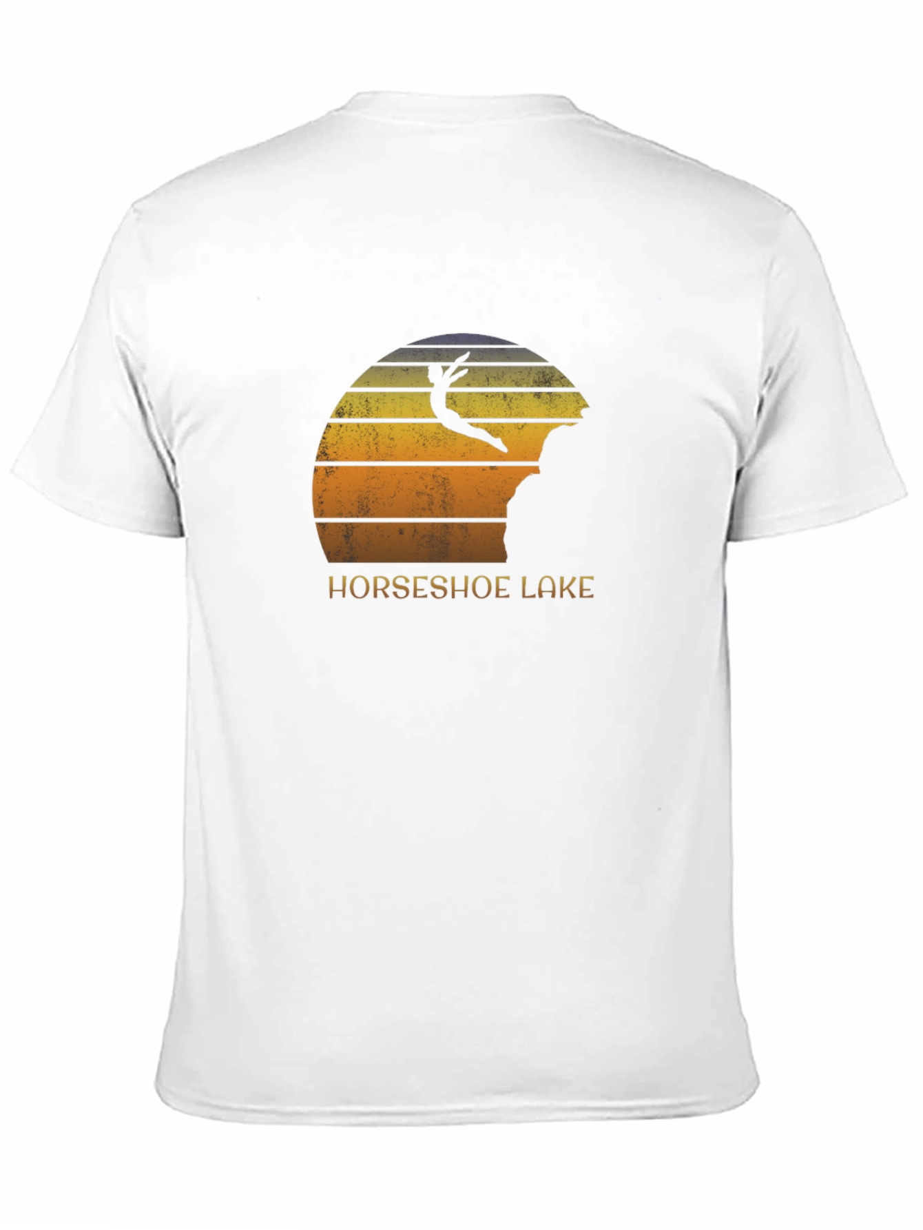 Horseshoe Lake Cliff Diver Black T-Shirt