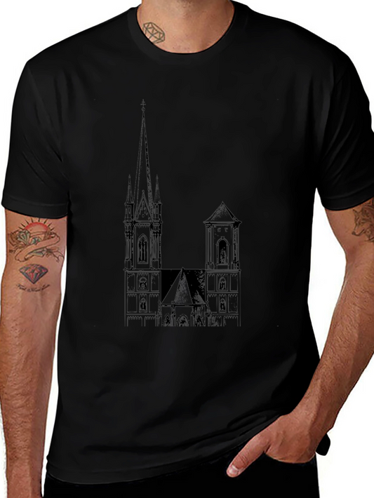 Classic Black Church Graphic Tee