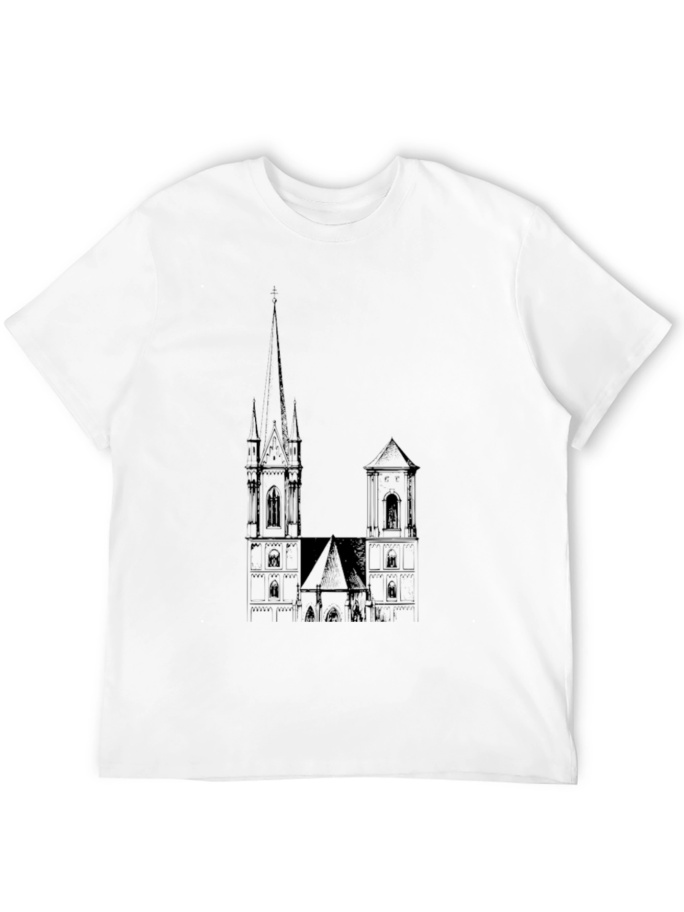 Classic Black Church Graphic Tee