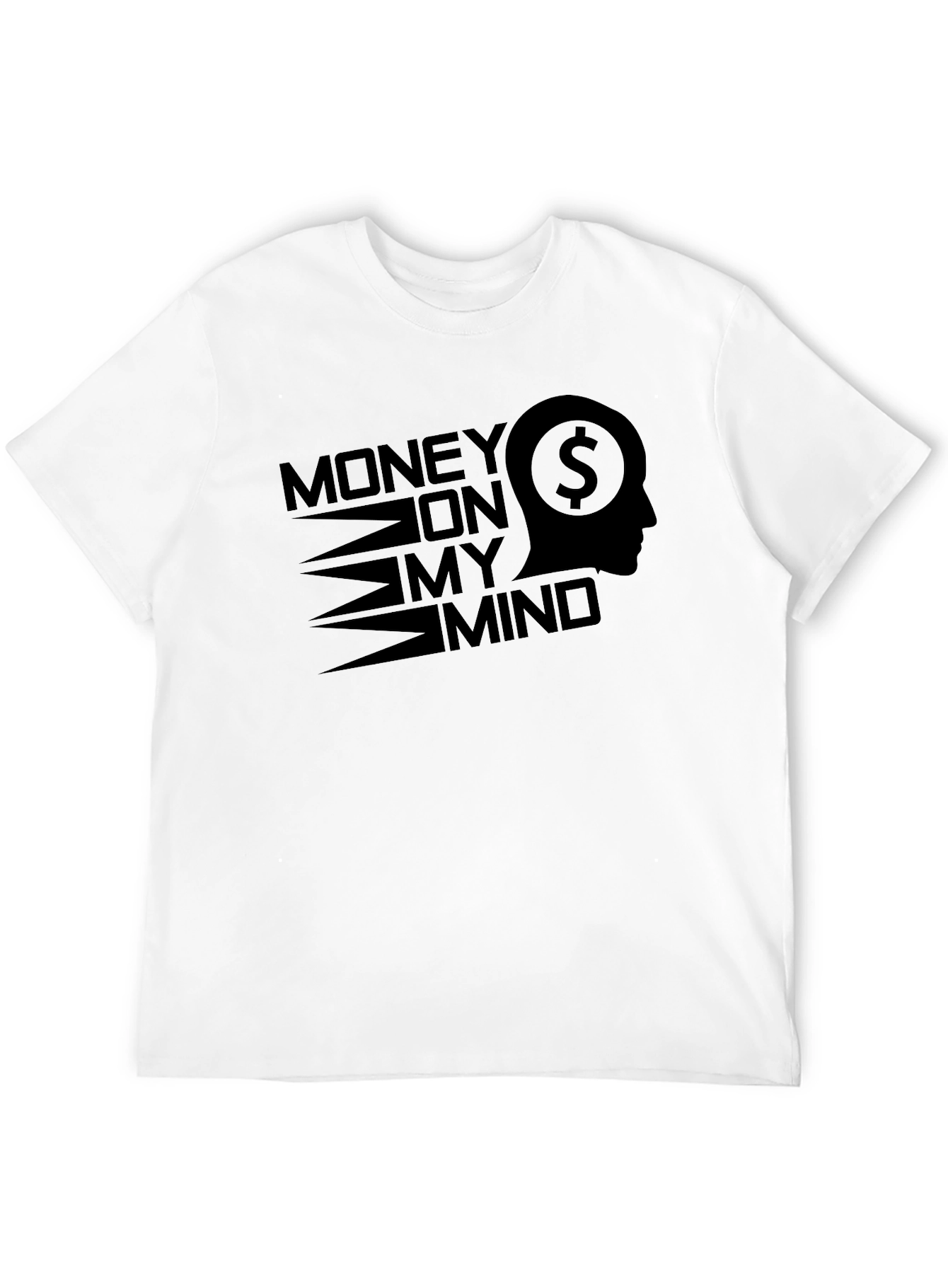 Money on My Mind Graphic Tee - Black