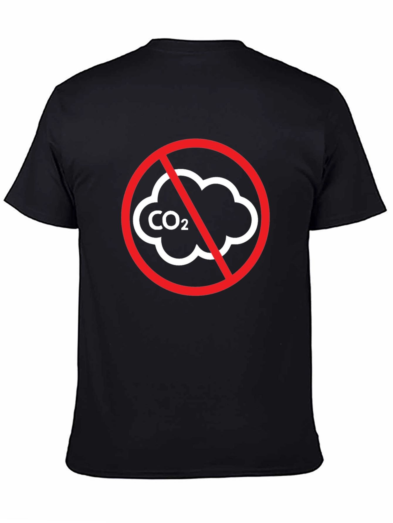 No CO2 Black T-Shirt - Eco Friendly Fashion