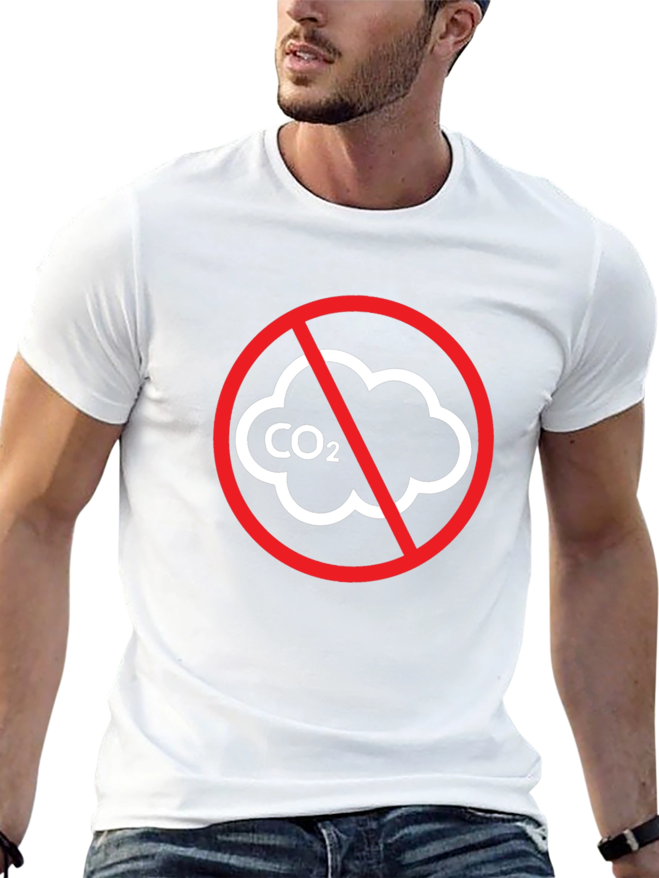 No CO2 Black T-Shirt - Eco Friendly Fashion