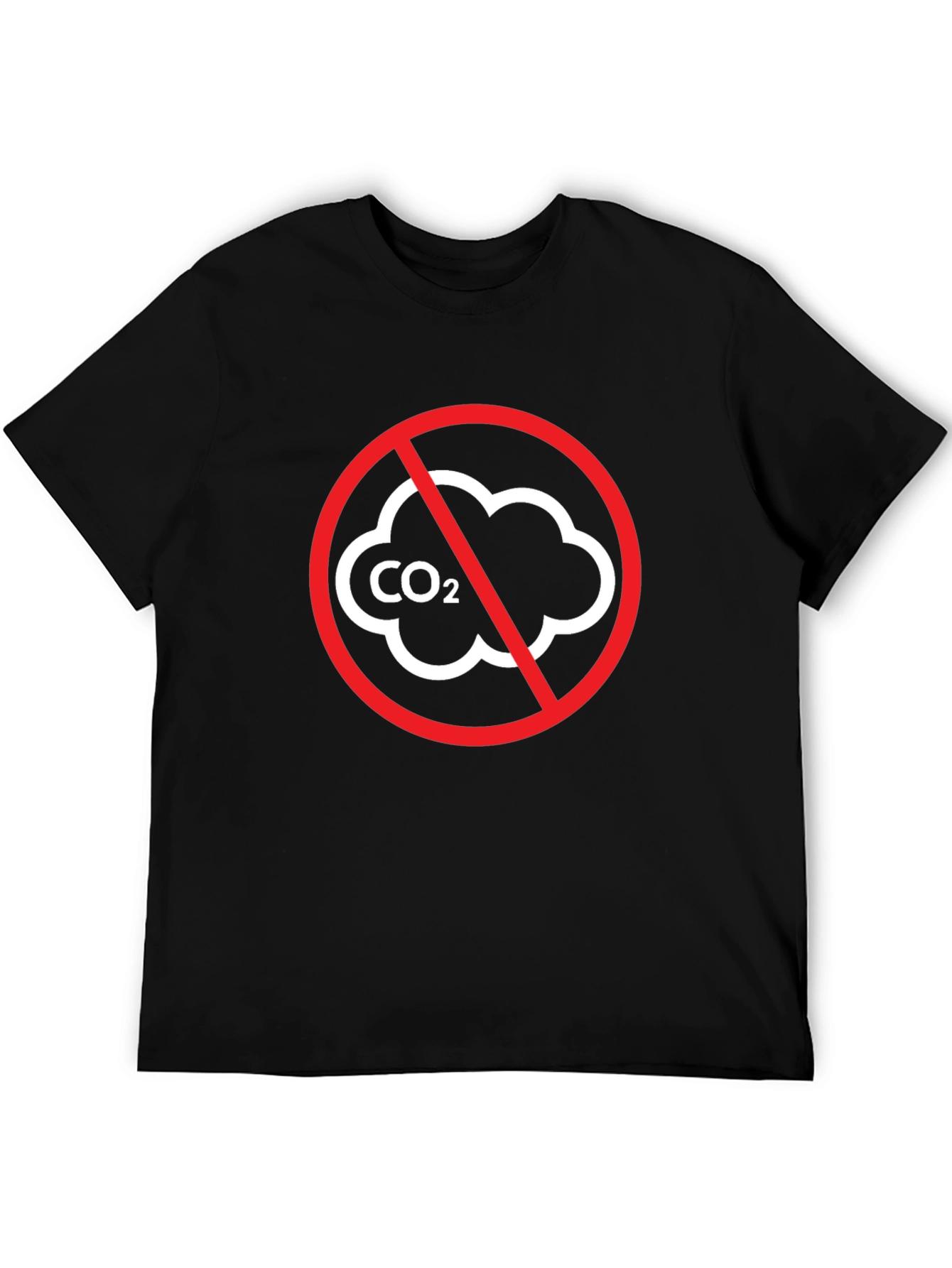 No CO2 Black T-Shirt - Eco Friendly Fashion