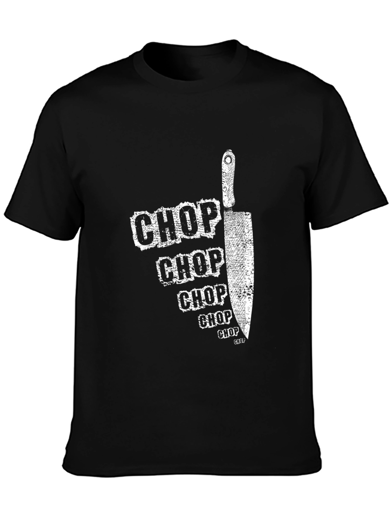 Chop Graphic T-Shirt - Culinary Humor Tee