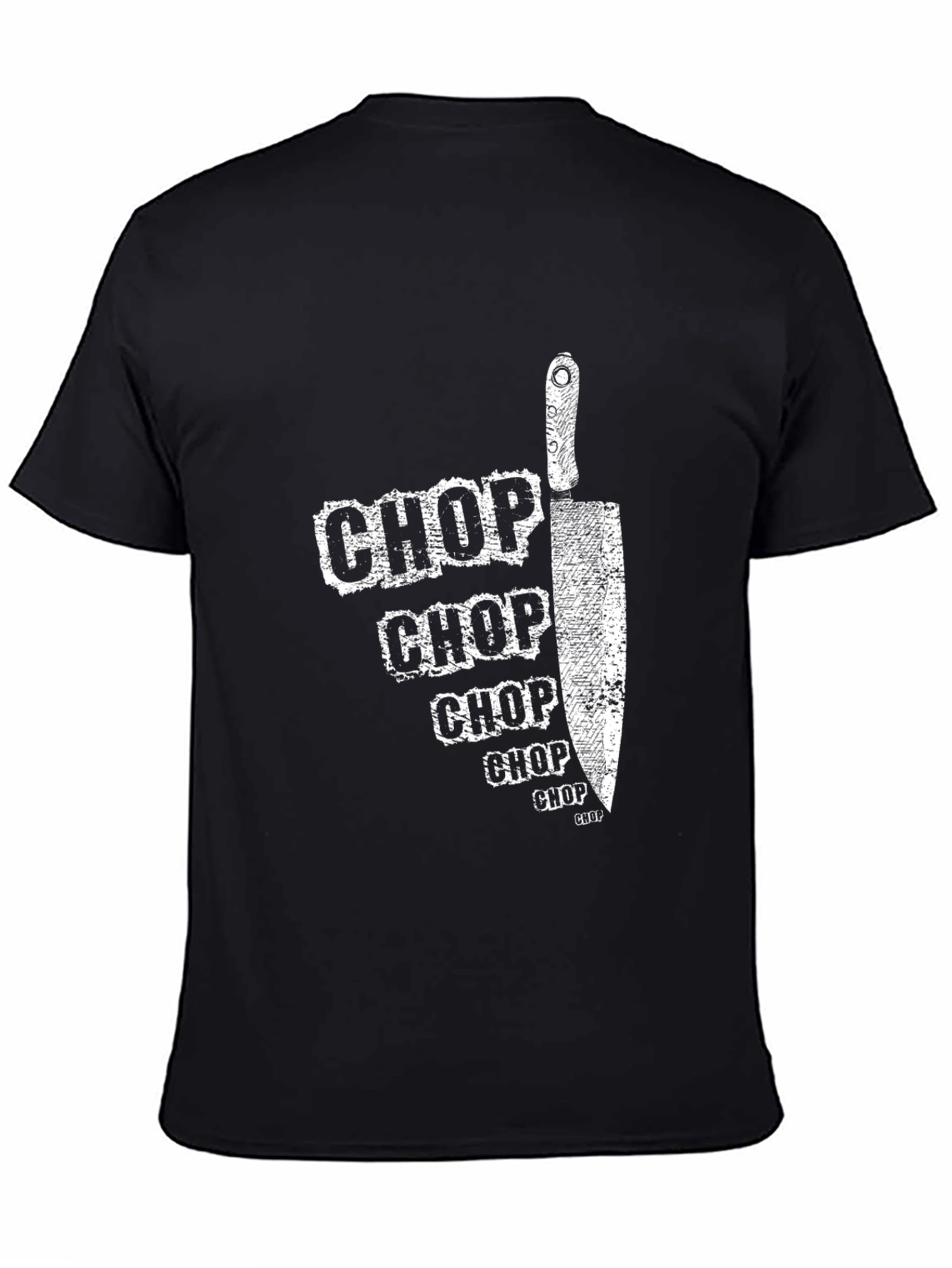 Chop Graphic T-Shirt - Culinary Humor Tee