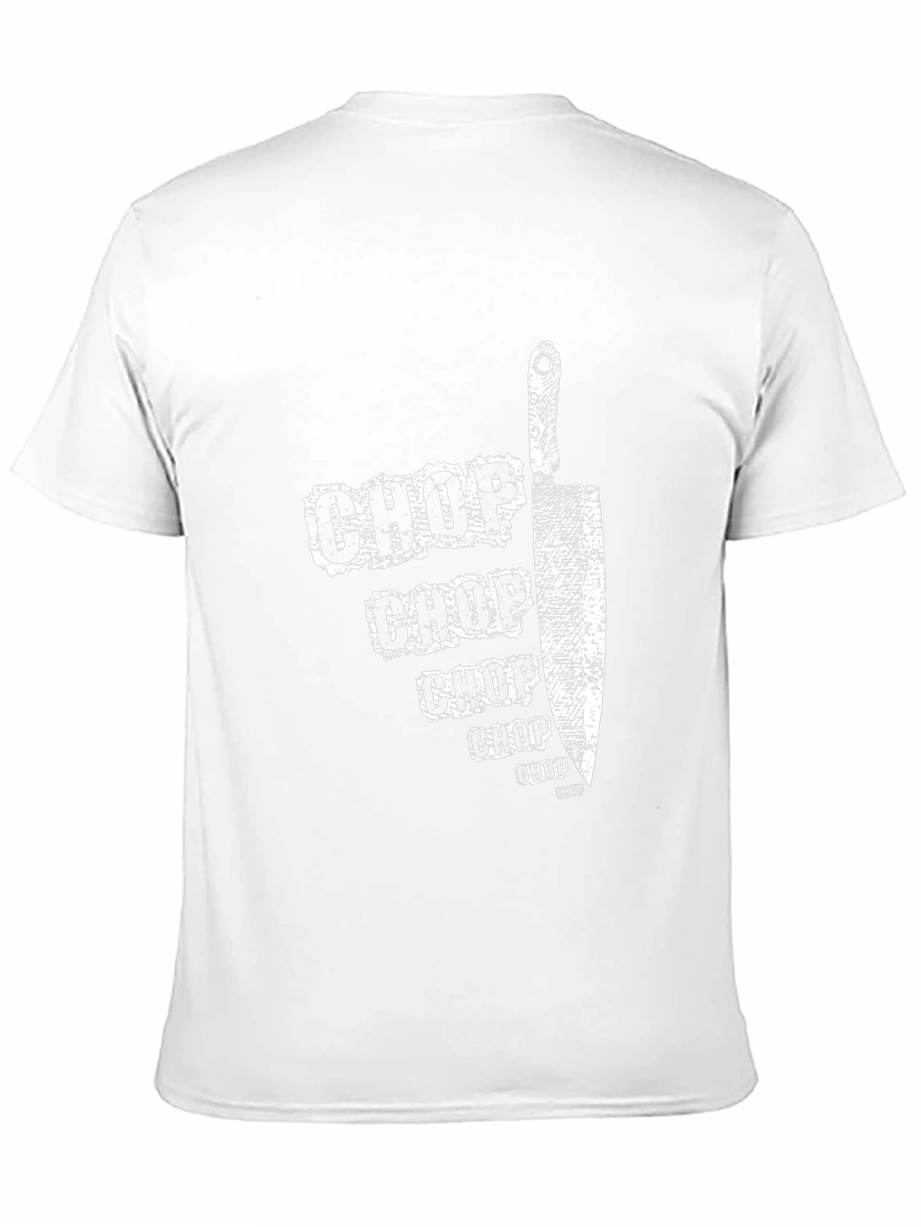 Chop Graphic T-Shirt - Culinary Humor Tee