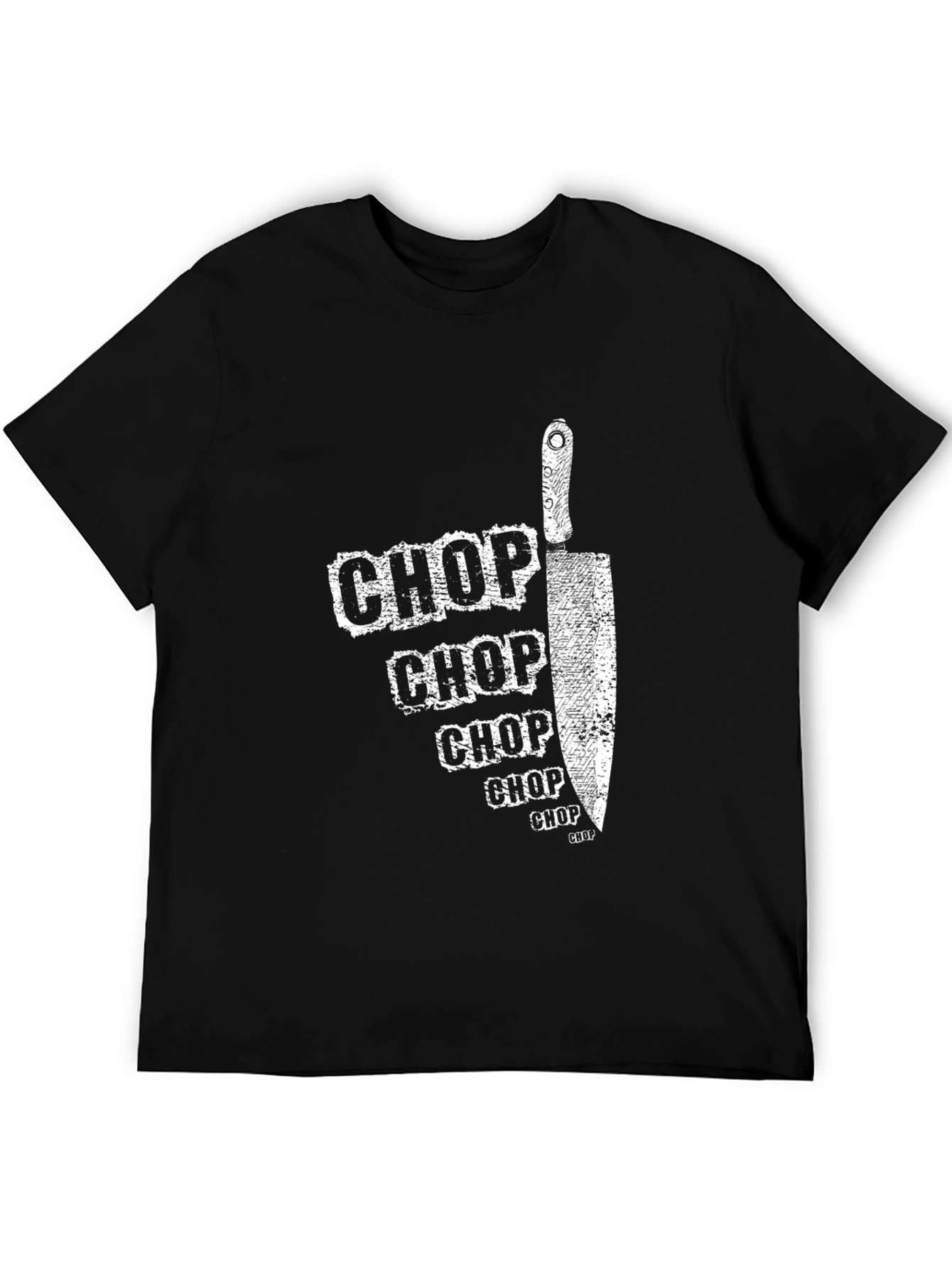 Chop Graphic T-Shirt - Culinary Humor Tee