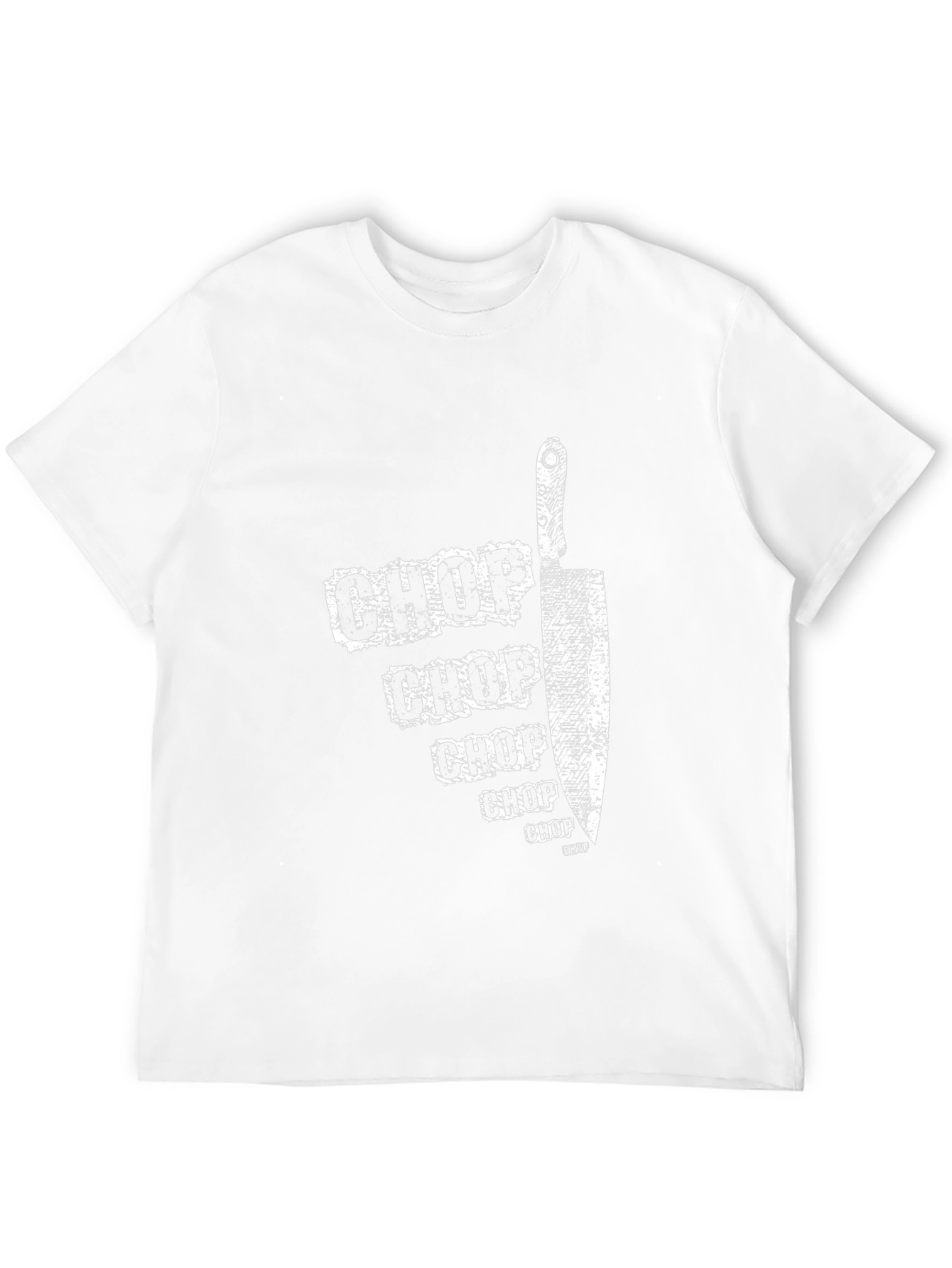 Chop Graphic T-Shirt - Culinary Humor Tee