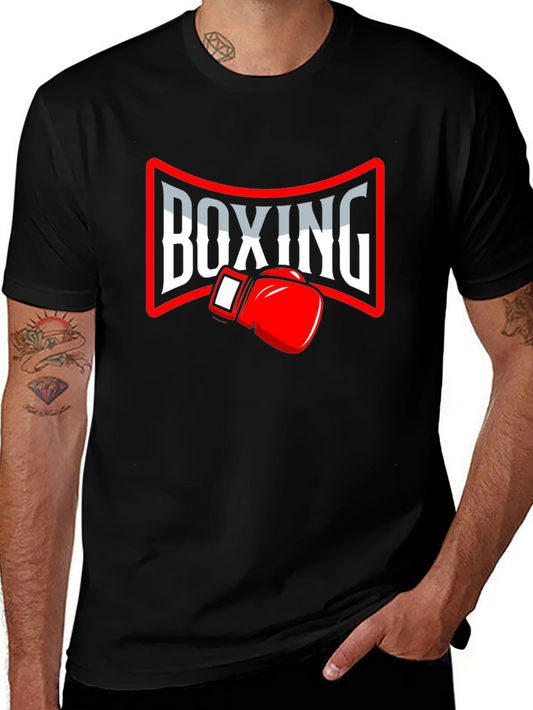 Boxing Glove Graphic Tee - Sporty Style