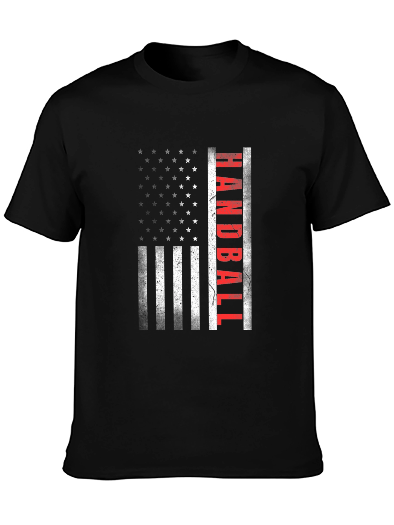Handball American Flag T-Shirt - Patriotic Sportswear