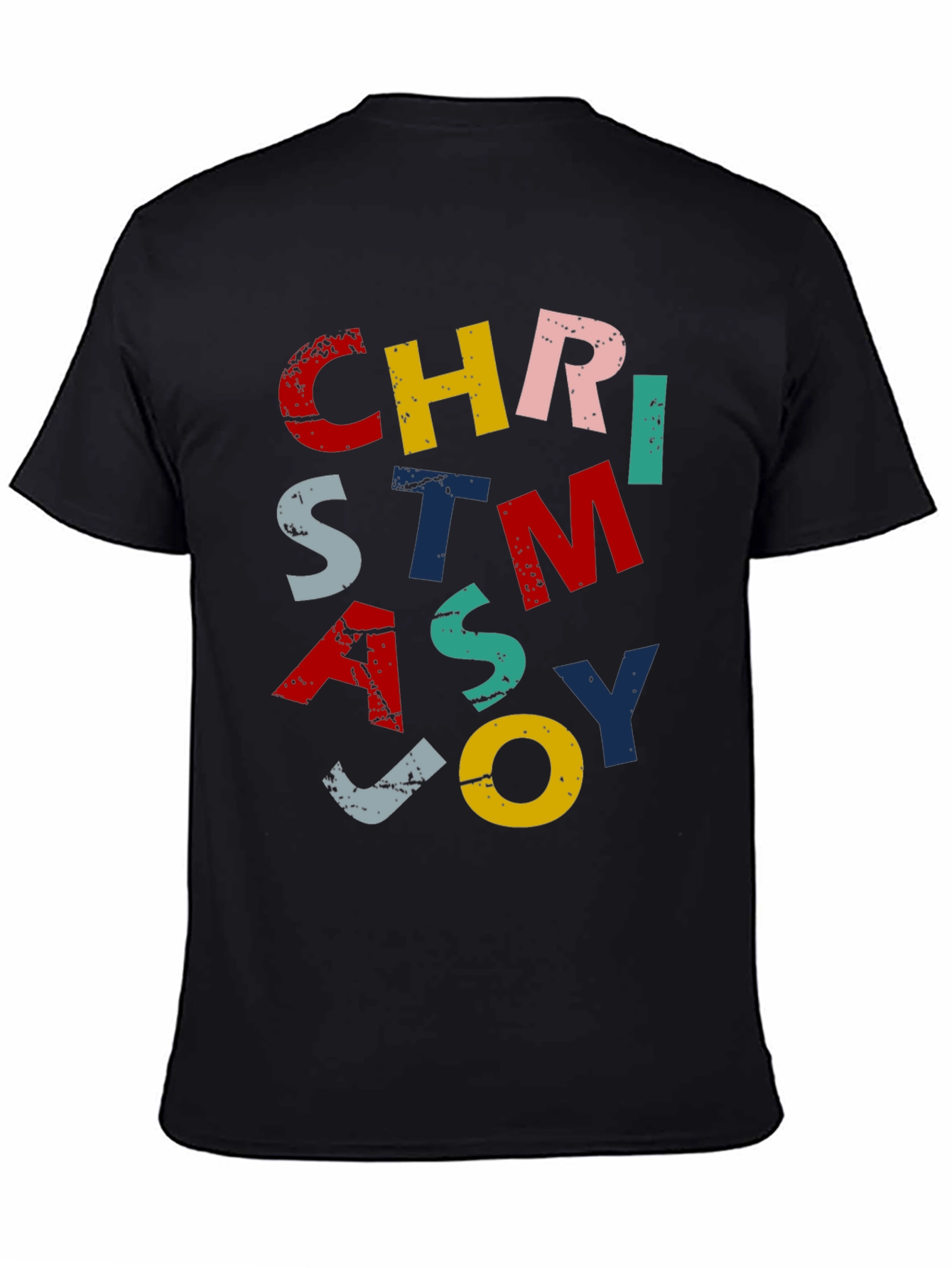 Festive Christmas Joy Graphic Tee - Holiday Apparel