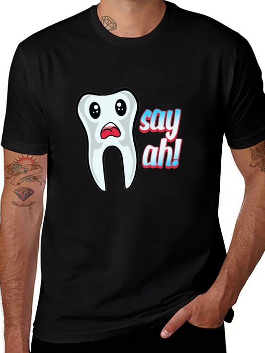 Say Ah! Graphic Tee - Funny Dentist T-Shirt