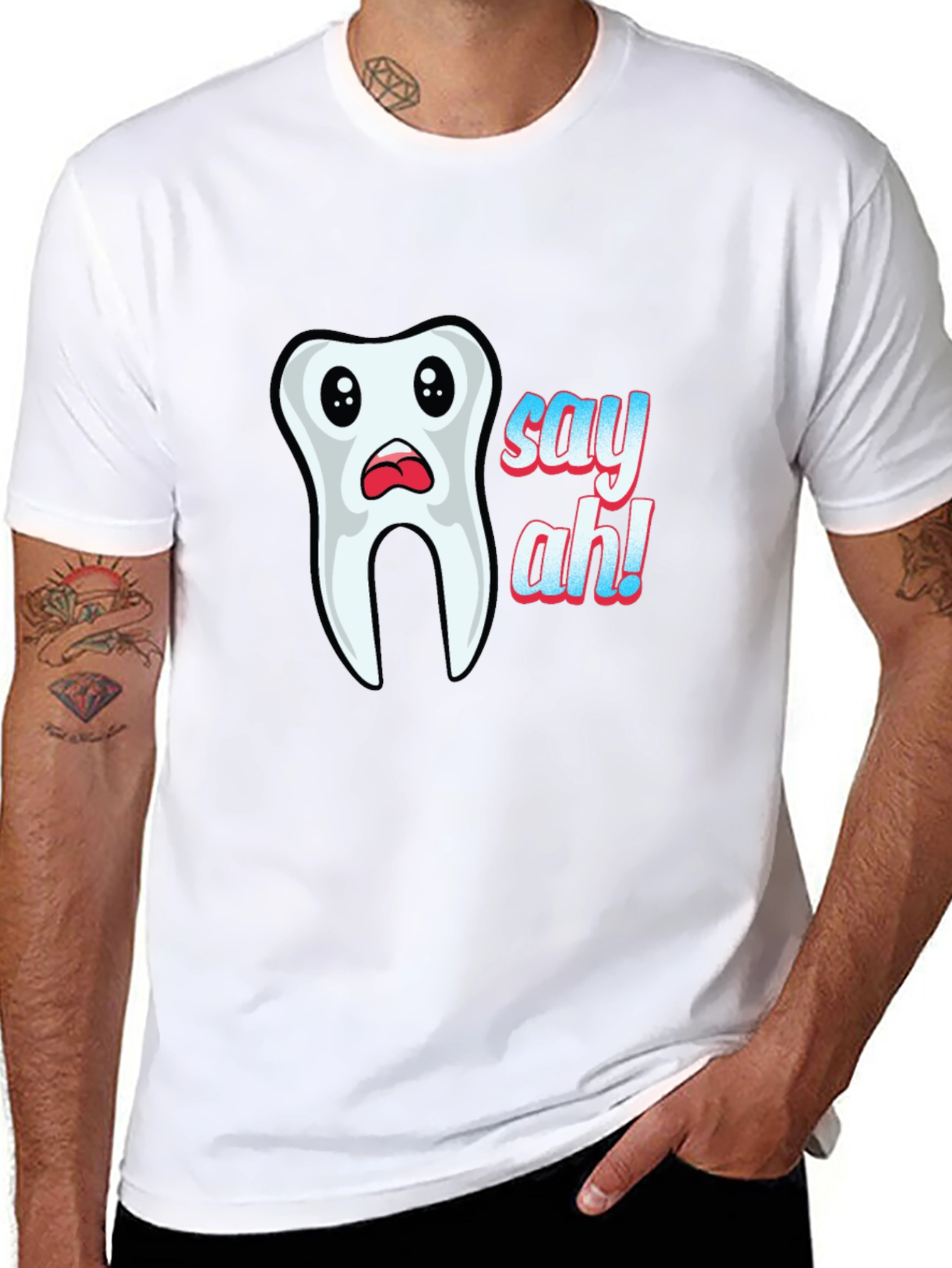 Say Ah! Graphic Tee - Funny Dentist T-Shirt
