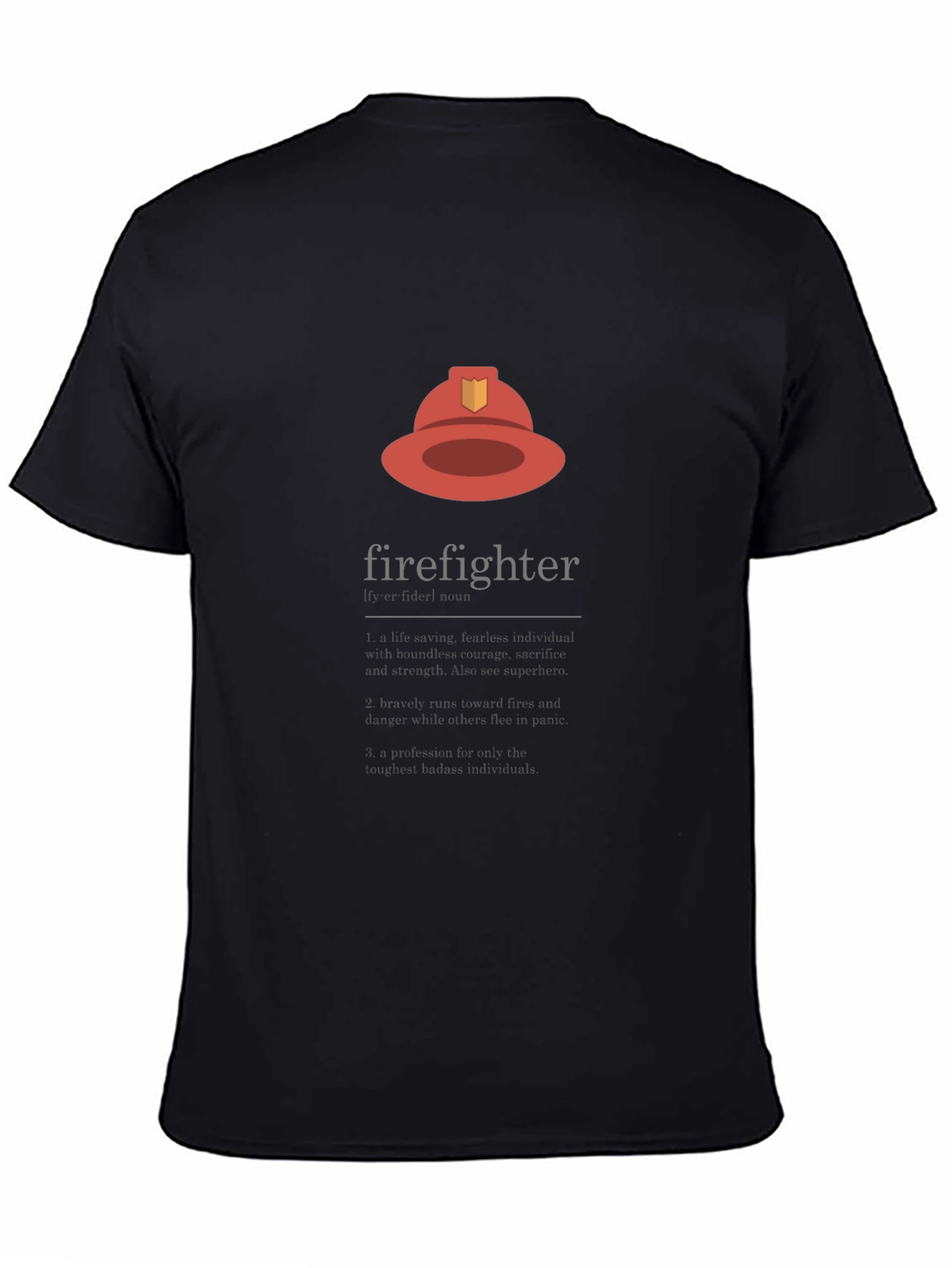 Firefighter Graphic Tee - Black