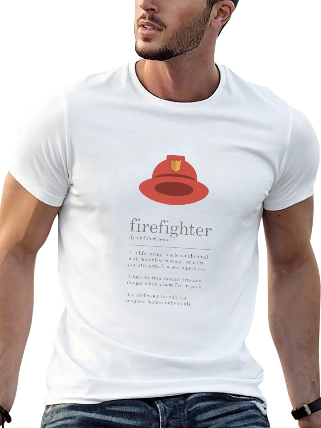 Firefighter Graphic Tee - Black